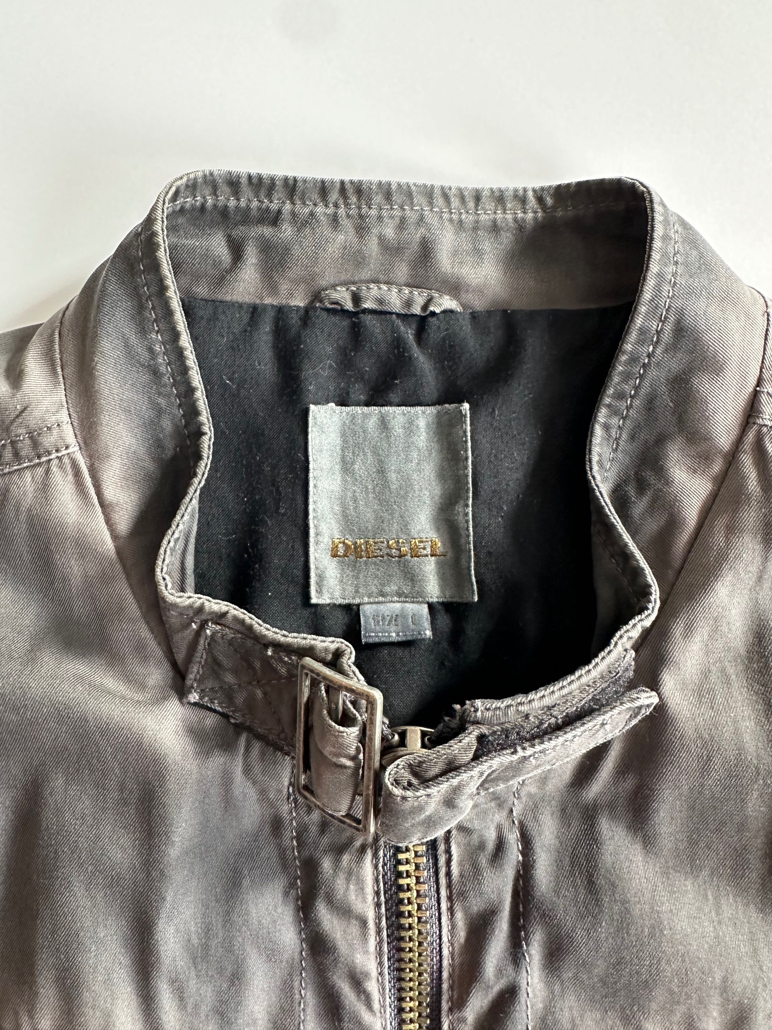 Diesel Diesel Pigment Rider Jacket Biker Garment Dyed S/S 2010 Size US M / EU 48-50 / 2 - 7 Thumbnail