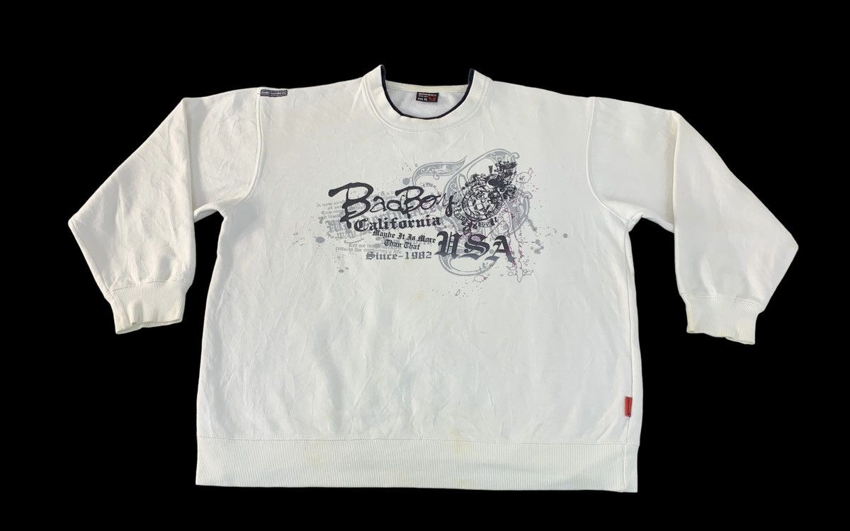 Japanese Brand Bad Boy California Big Logo Crewneck Pullover Hip Hop Logo Size US L / EU 52-54 / 3 - 1 Thumbnail
