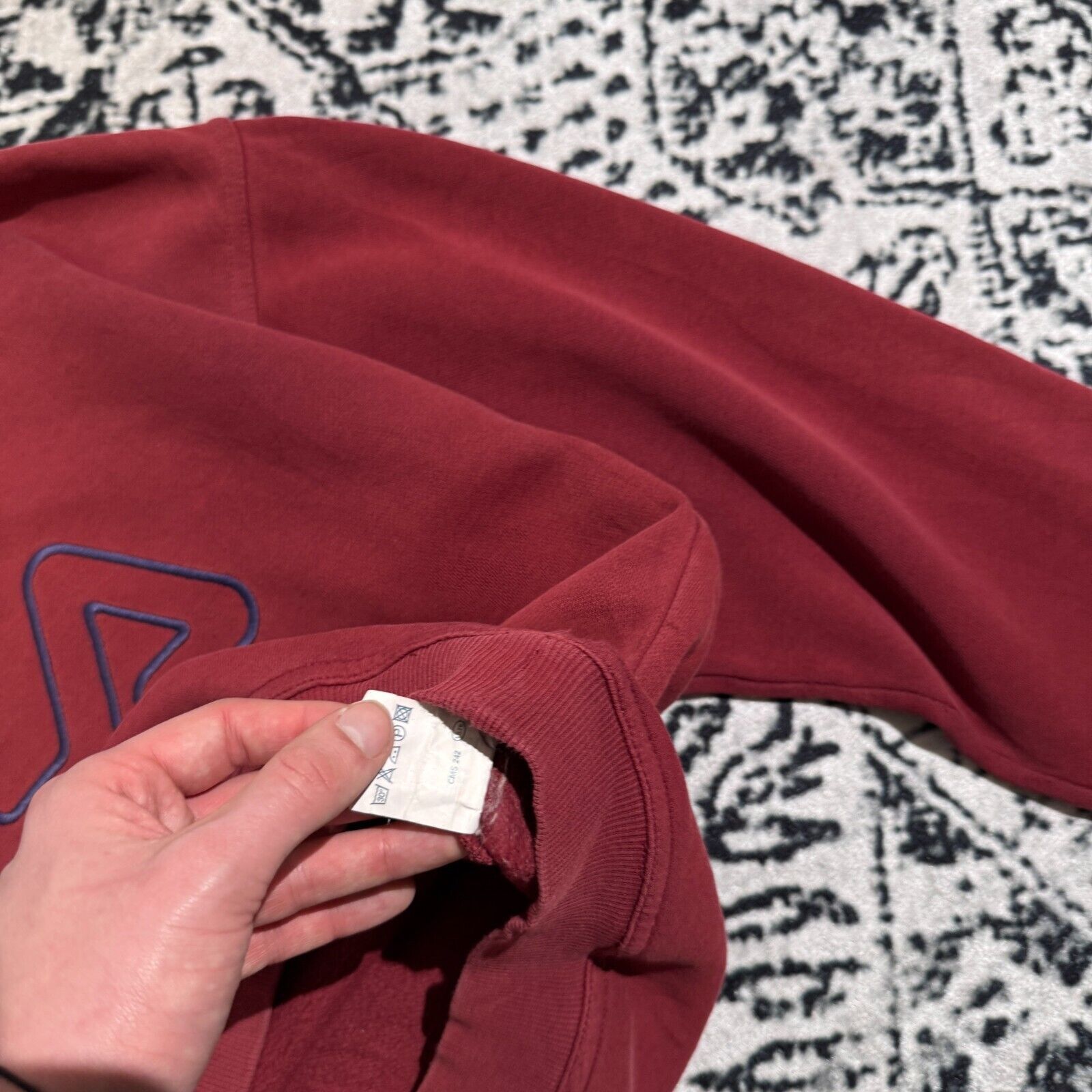 Fila × Vintage Fila Unisex Red Cotton Sweatshirt Size S Vintage Logo Size US S / EU 44-46 / 1 - 10 Thumbnail