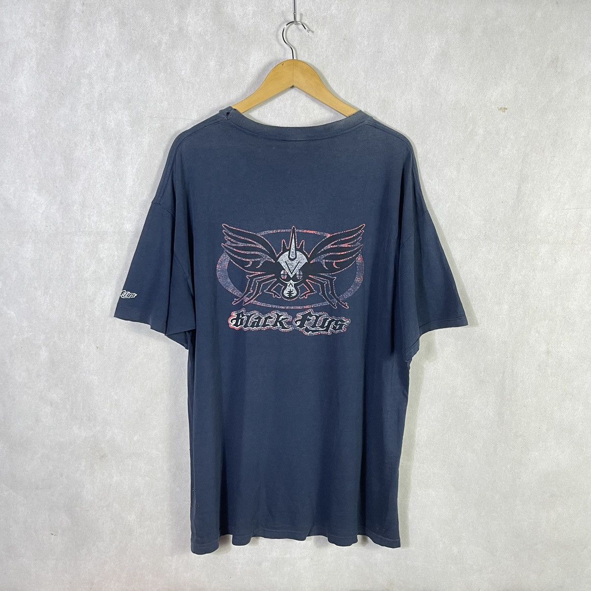 Blind Skateboards × Santa Cruz Skateboards × Vintage Vintage Y2k Black Flys Skateboard Distressed Tshirt Size US XL / EU 56 / 4 - 3 Thumbnail
