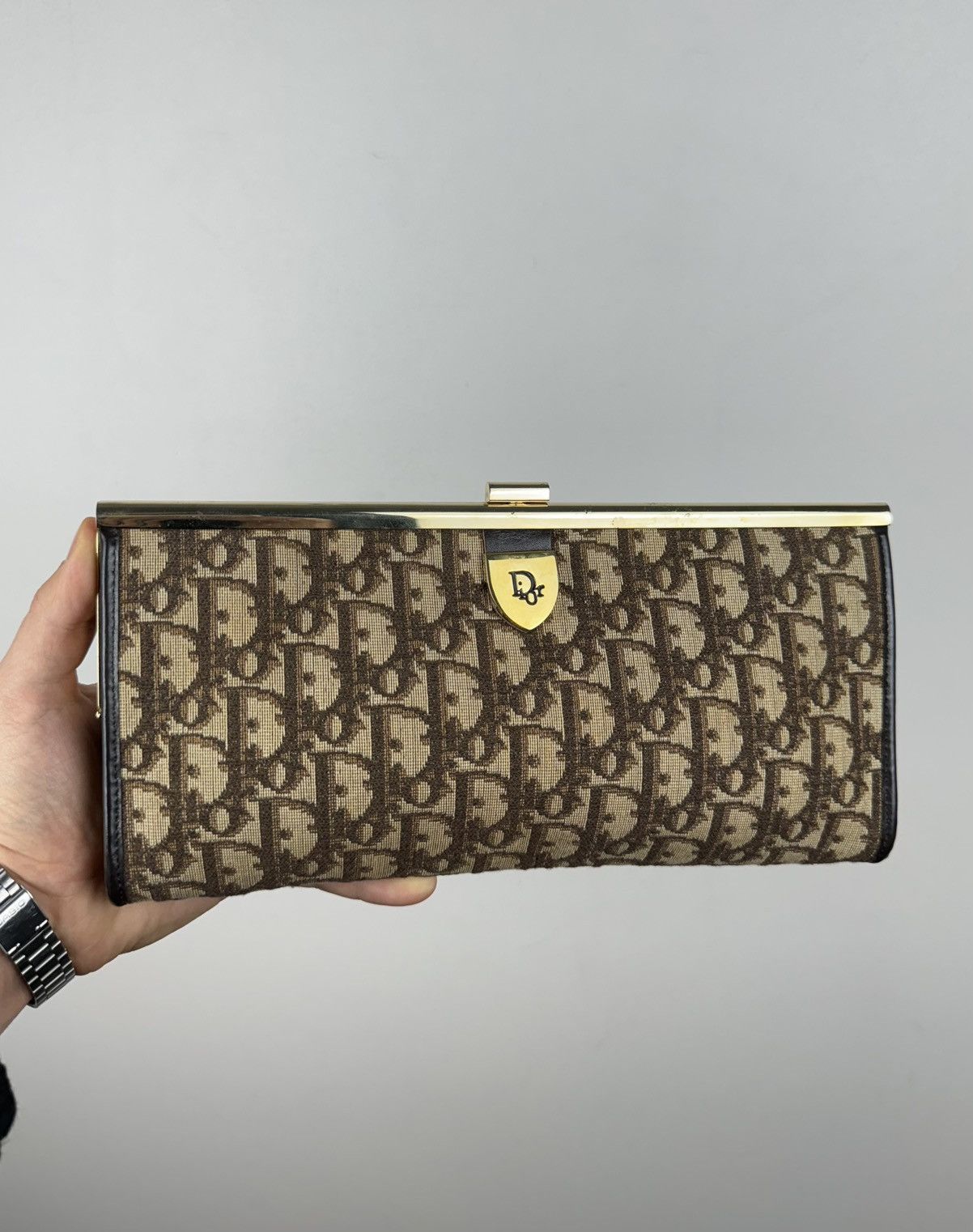 Vintage monogram bag Christian Dior 80-90s original luxury