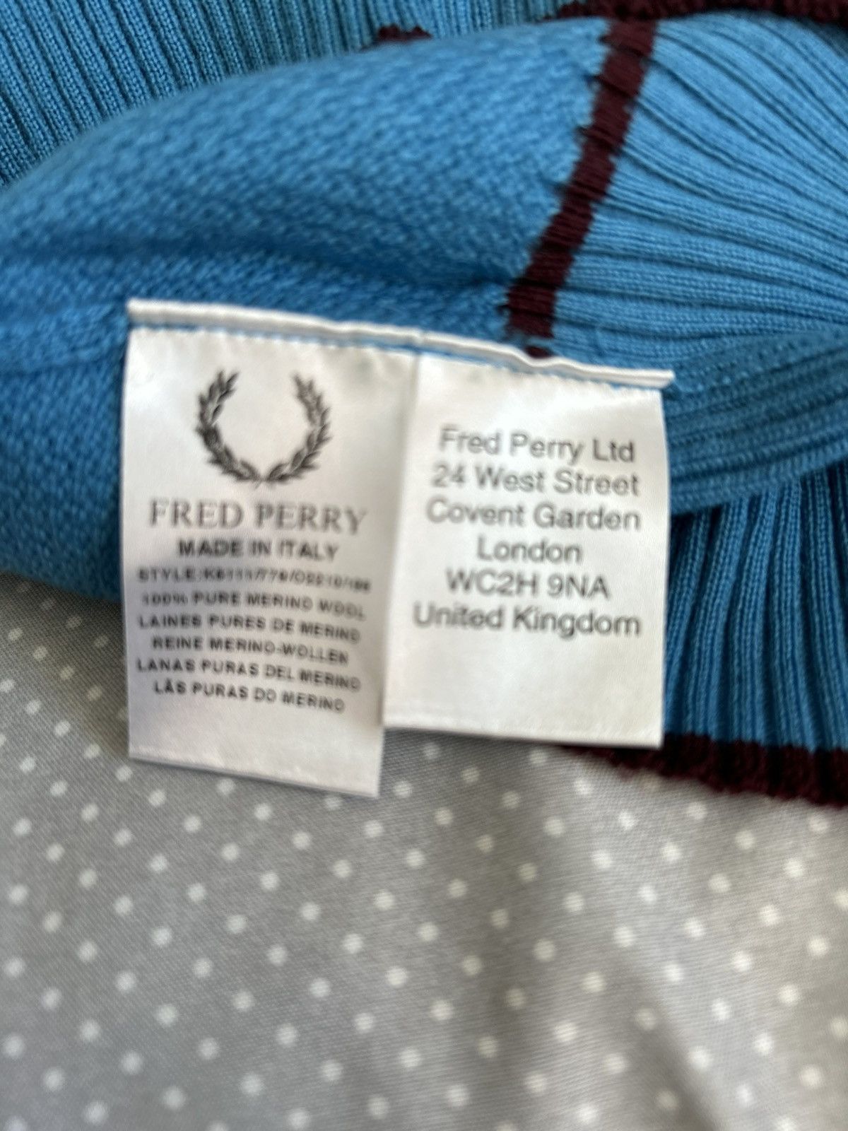 Fred Perry Vintage Fred Perry 100% Merino Wool Vest Size US S / EU 44-46 / 1 - 4 Thumbnail