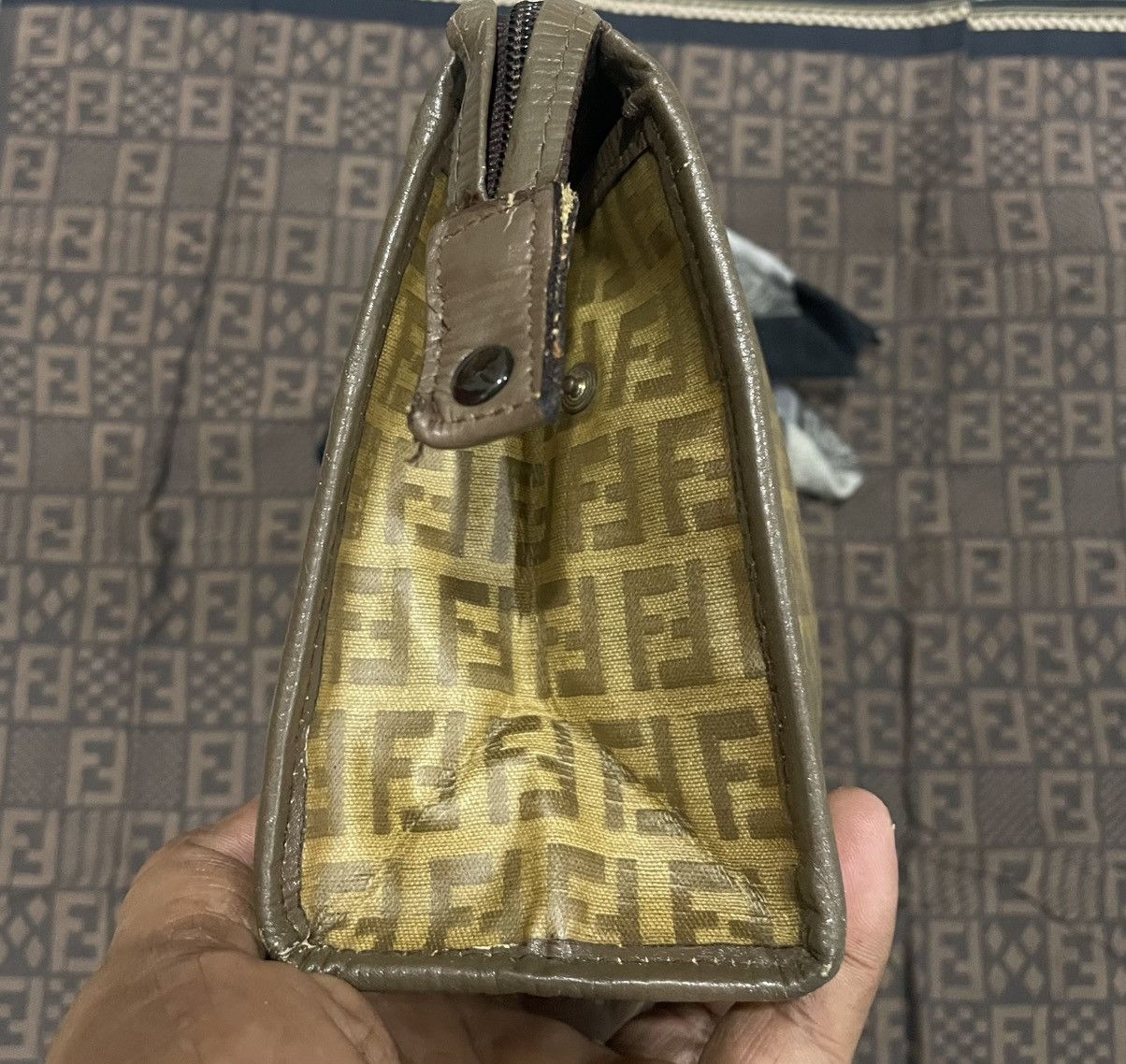 Fendi Fendi Zuccq Clutch Size ONE SIZE - 4 Thumbnail