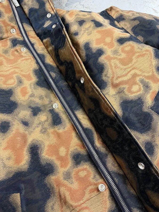 Emporio Armani AW2019 Emporio Armani Impressionist Wavy Effect Beige Navy Jacket Size US M / EU 48-50 / 2 - 7 Thumbnail