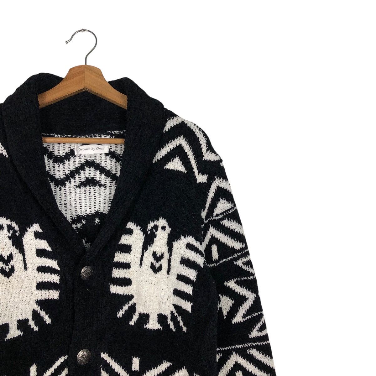 Japanese Brand 📌Vintage Knit Cardigan jacket Unknown Brand Issey Miyake Size US L / EU 52-54 / 3 - 6 Thumbnail