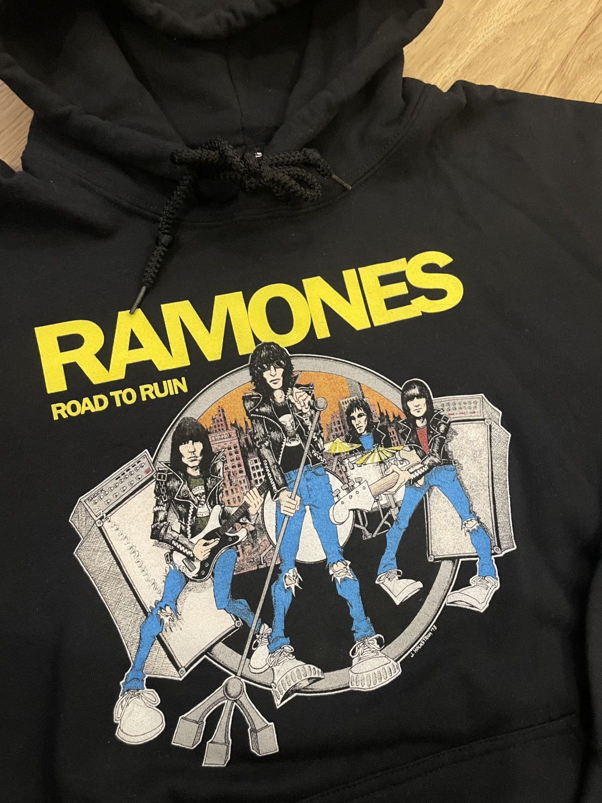 Vintage Vintage Rare 90s Ramones Road to Ruin Band Hoodie Jacket Size US M / EU 48-50 / 2 - 2 Thumbnail