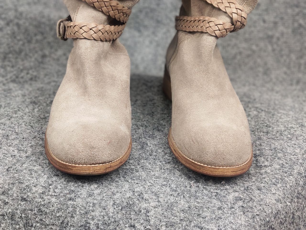 Marina Rinaldi Marina Rinaldi Design suede Leather Ankle Boots Floor Model Size US 8 / IT 38 - 4 Thumbnail