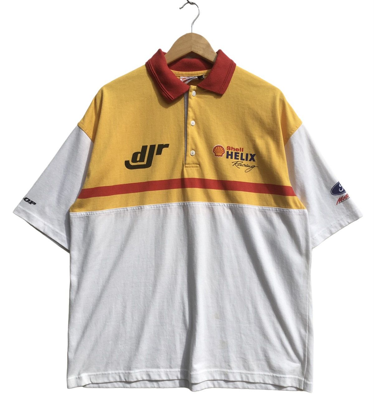 Sports Specialties × Vintage VINTAGE SHELL HELIX RACING POLOS FORD DUNLOP Size US XXL / EU 58 / 5 - 2 Thumbnail