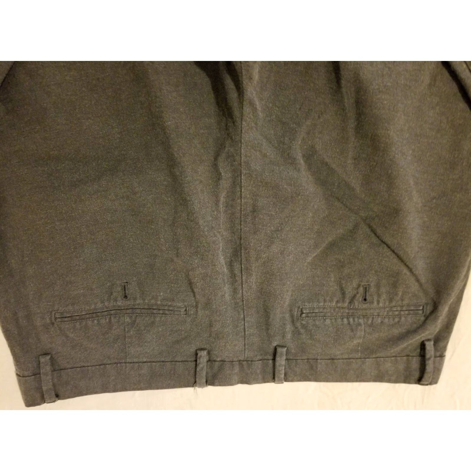 Banana Republic Banana Republic Dress Pants Men 36x34 Gray Cotton Slack Chino Khaki Trousers Pants Dress Pants Mens Gray 36 34 Regular Inseam 34 Banana Republic Pants Size US 36 / EU 52 - 2 Thumbnail