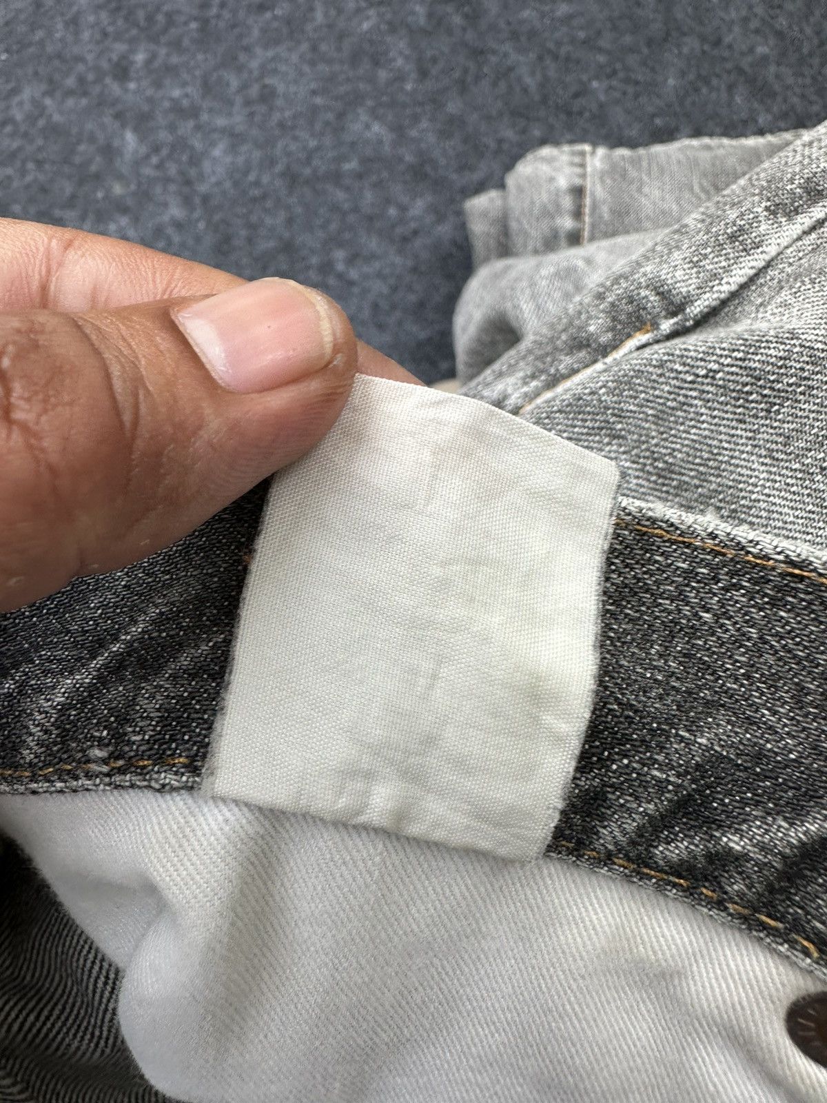 Japanese Brand Vintage Acoustic Japan Selvedge Faded Denim 30x30 D39 Size US 30 / EU 46 - 15 Thumbnail