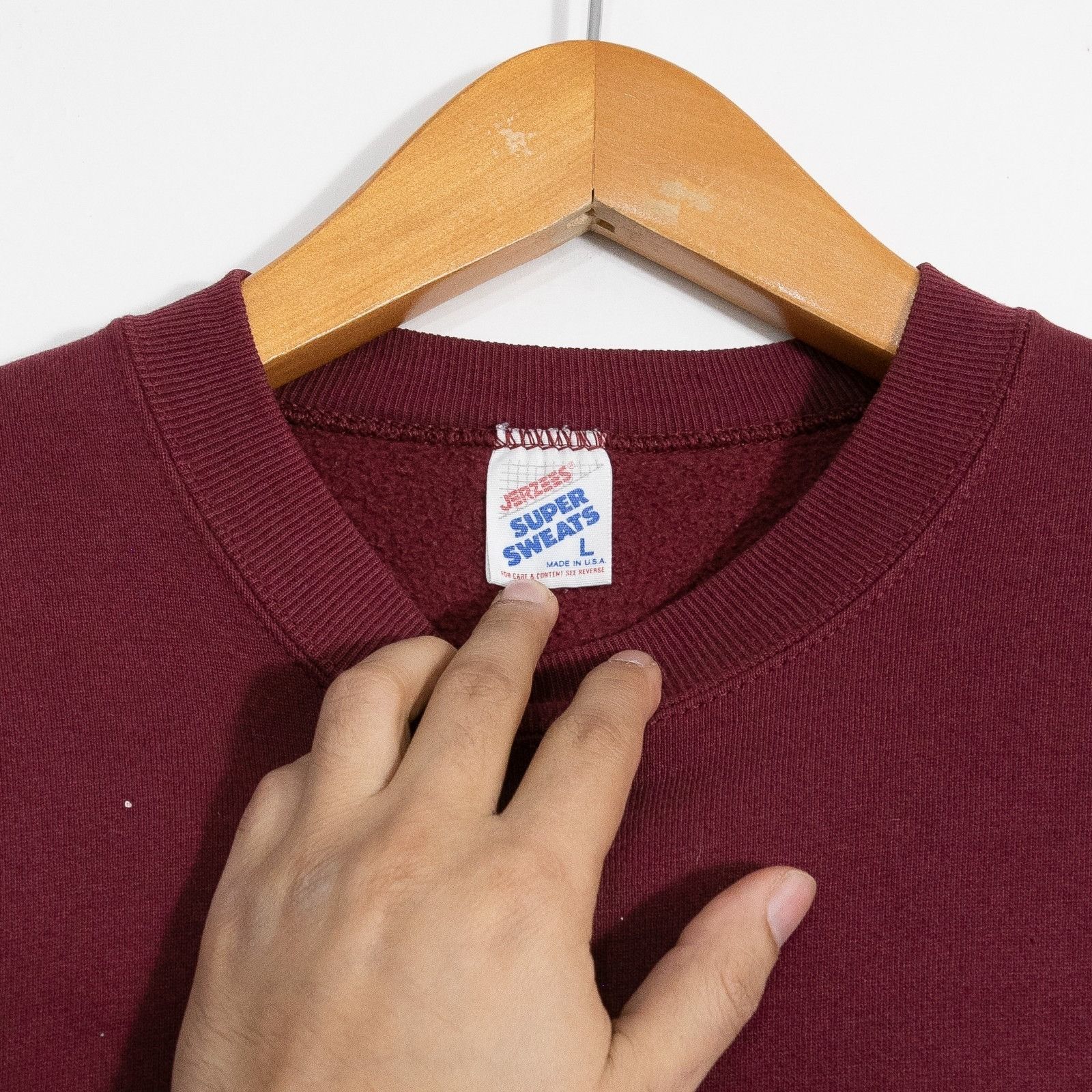 Russell Athletic Vintage 90s Russell Athletic Blank Sweatshirt Mens Large Size US L / EU 52-54 / 3 - 7 Thumbnail