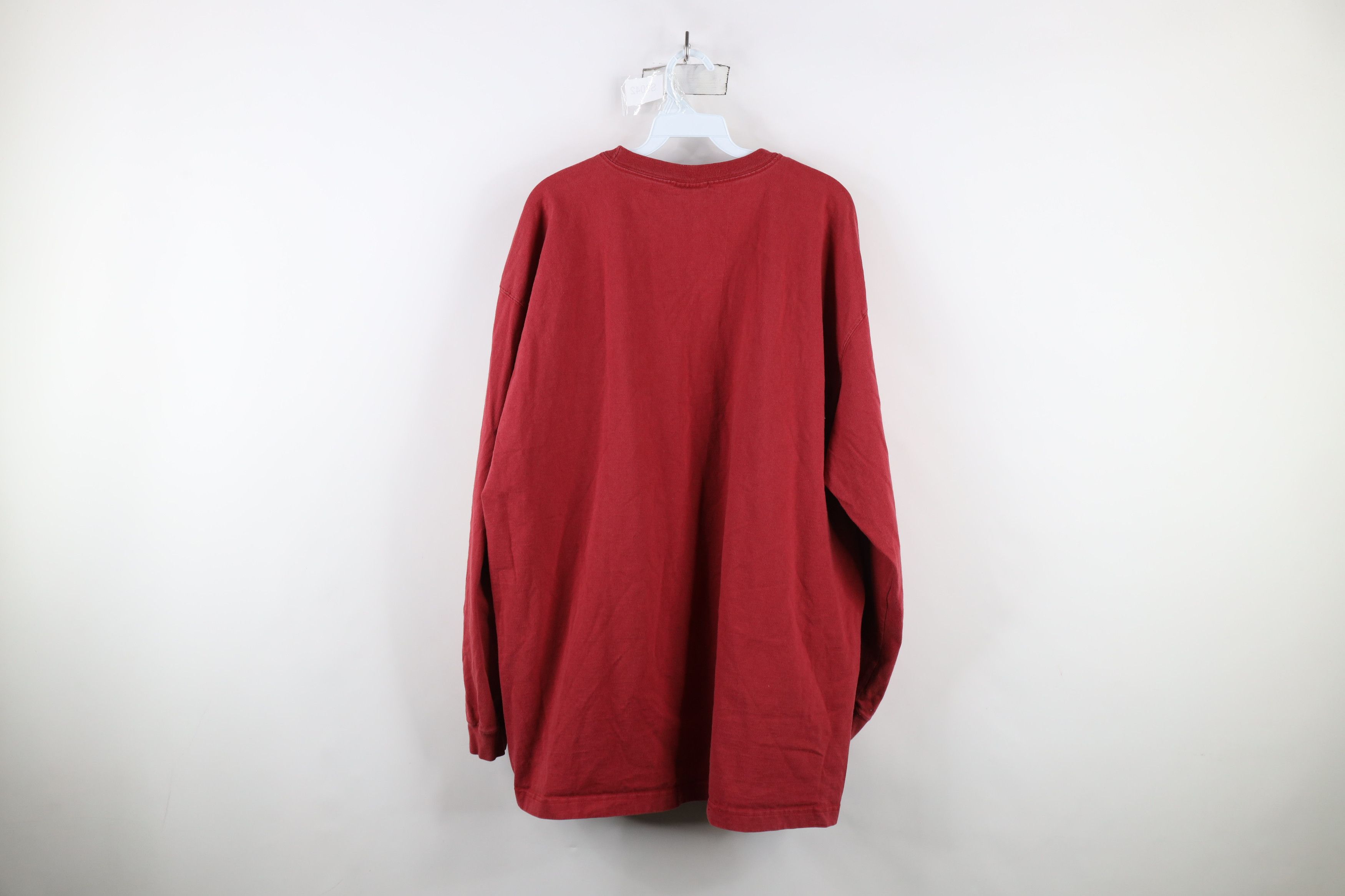 Vintage Vintage 90s University of Denver Long Sleeve T-Shirt Red Size US XXL / EU 58 / 5 - 10 Thumbnail