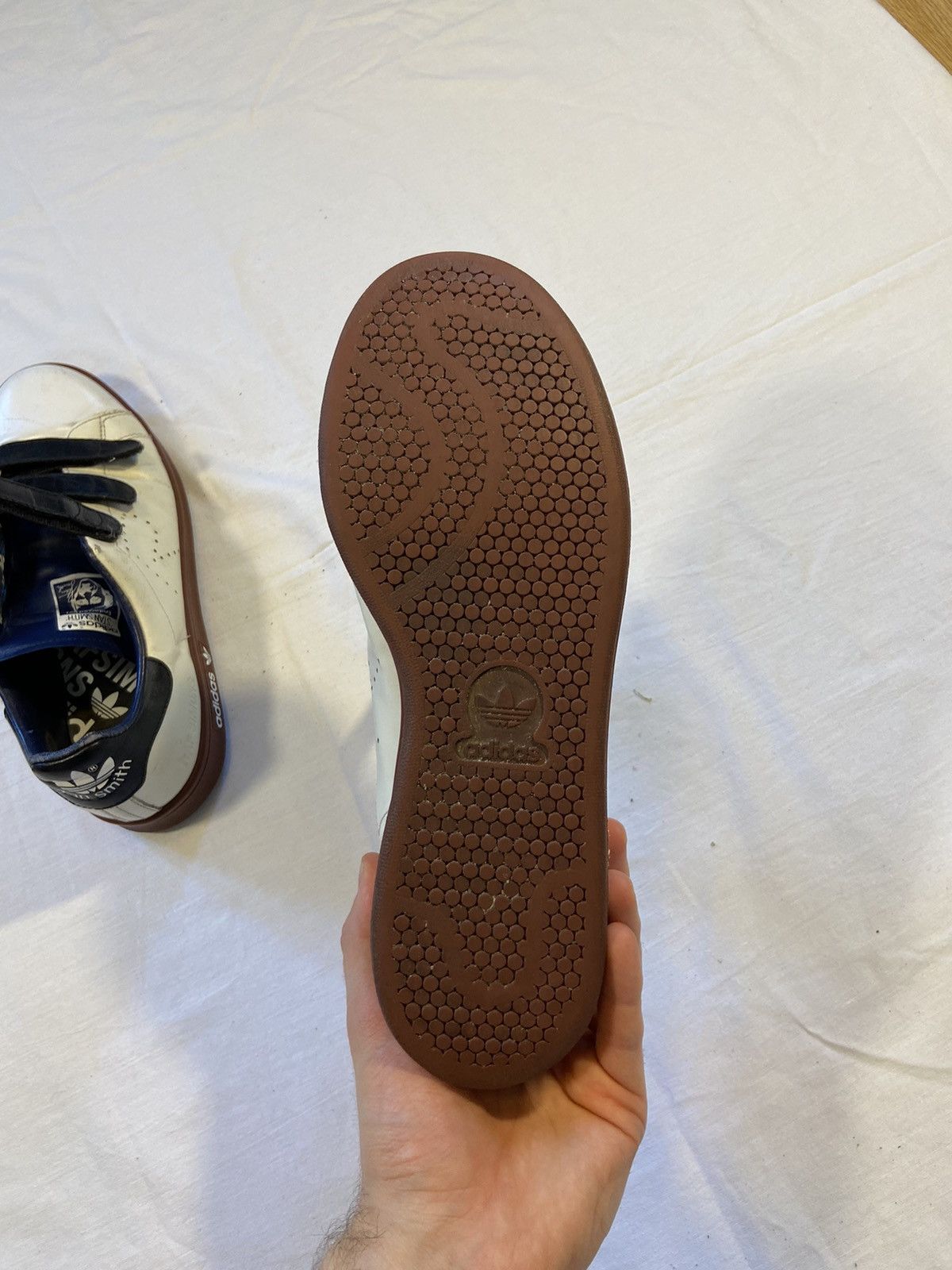 Adidas × Raf Simons Stan Smith with velcro straps with navy black and Brown Size US 9 / EU 42 - 22 Thumbnail