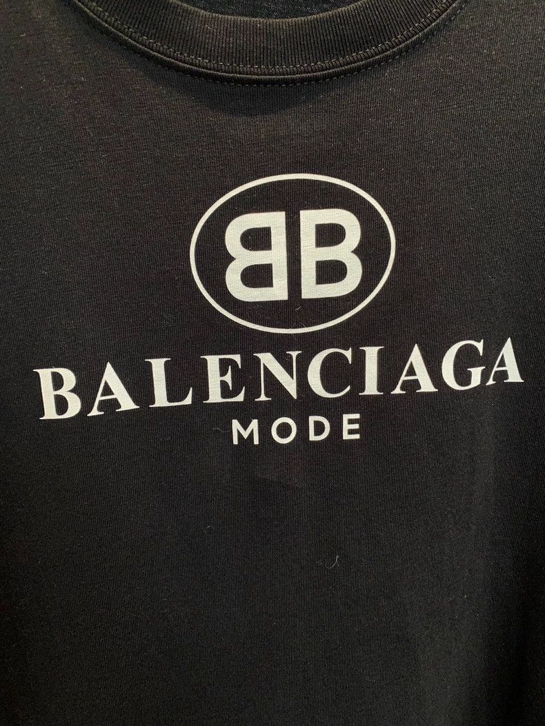 Balenciaga Balenciaga Double B slogan logo short sleeve T-shirt 2504-N Size US XS / EU 42 / 0 - 3 Thumbnail