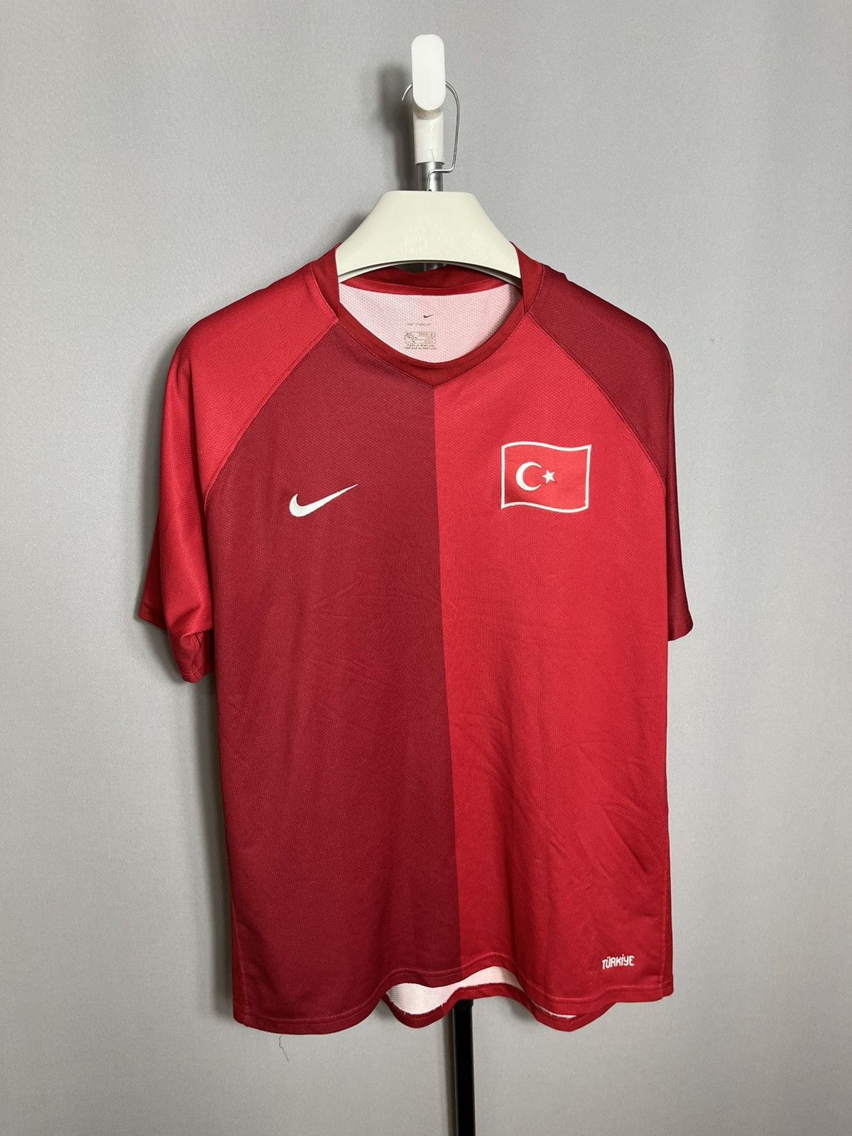 Nike Turkey 2006 - 2007 Home football Nike shirt national team Size US L / EU 52-54 / 3 - 1 Thumbnail