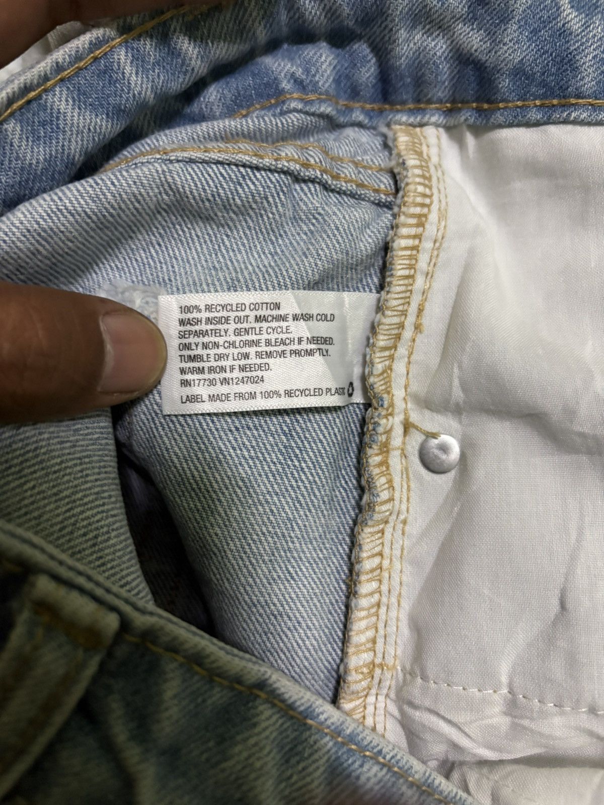 Other Wild Fable High Rise Relaxed Straight Streetwear Denim Size US 31 - 18 Thumbnail