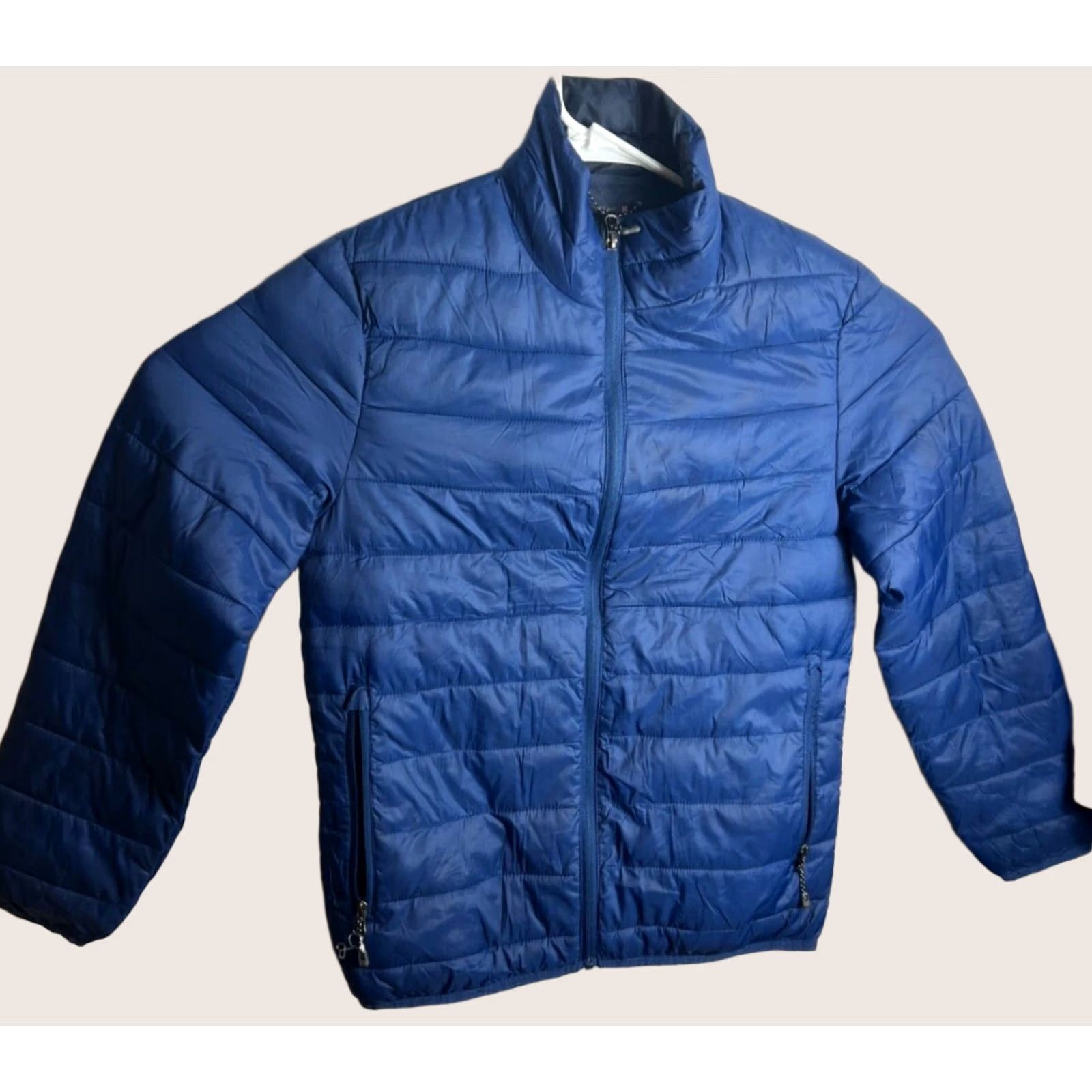 Vintage Swiss Tech Performance Gear Mens Small Puffer Jacket Coat Packable Navy Quilted Size US S / EU 44-46 / 1 - 1 Thumbnail