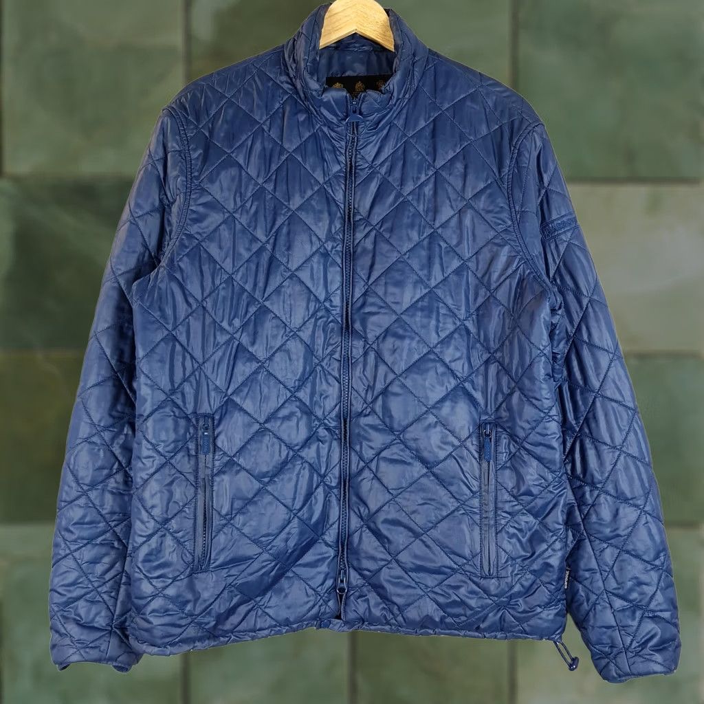 Barbour Barbour Fastback Quilt Jacket Mens Medium Blue Quilted Full Zip Lightweight Size US M / EU 48-50 / 2 - 1 Thumbnail