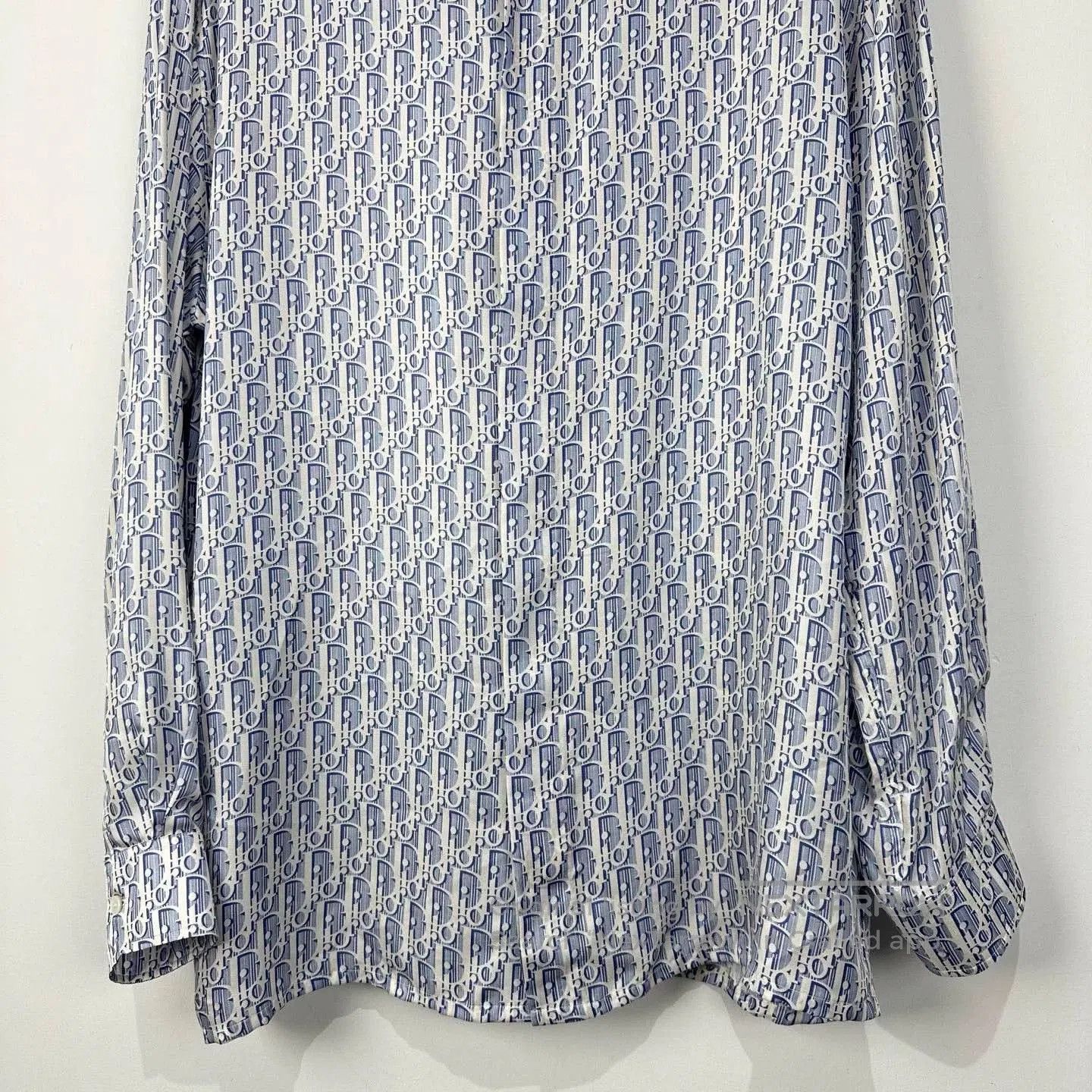 Dior dior logo silk long sleeve shirt. Size US S / EU 44-46 / 1 - 4 Thumbnail