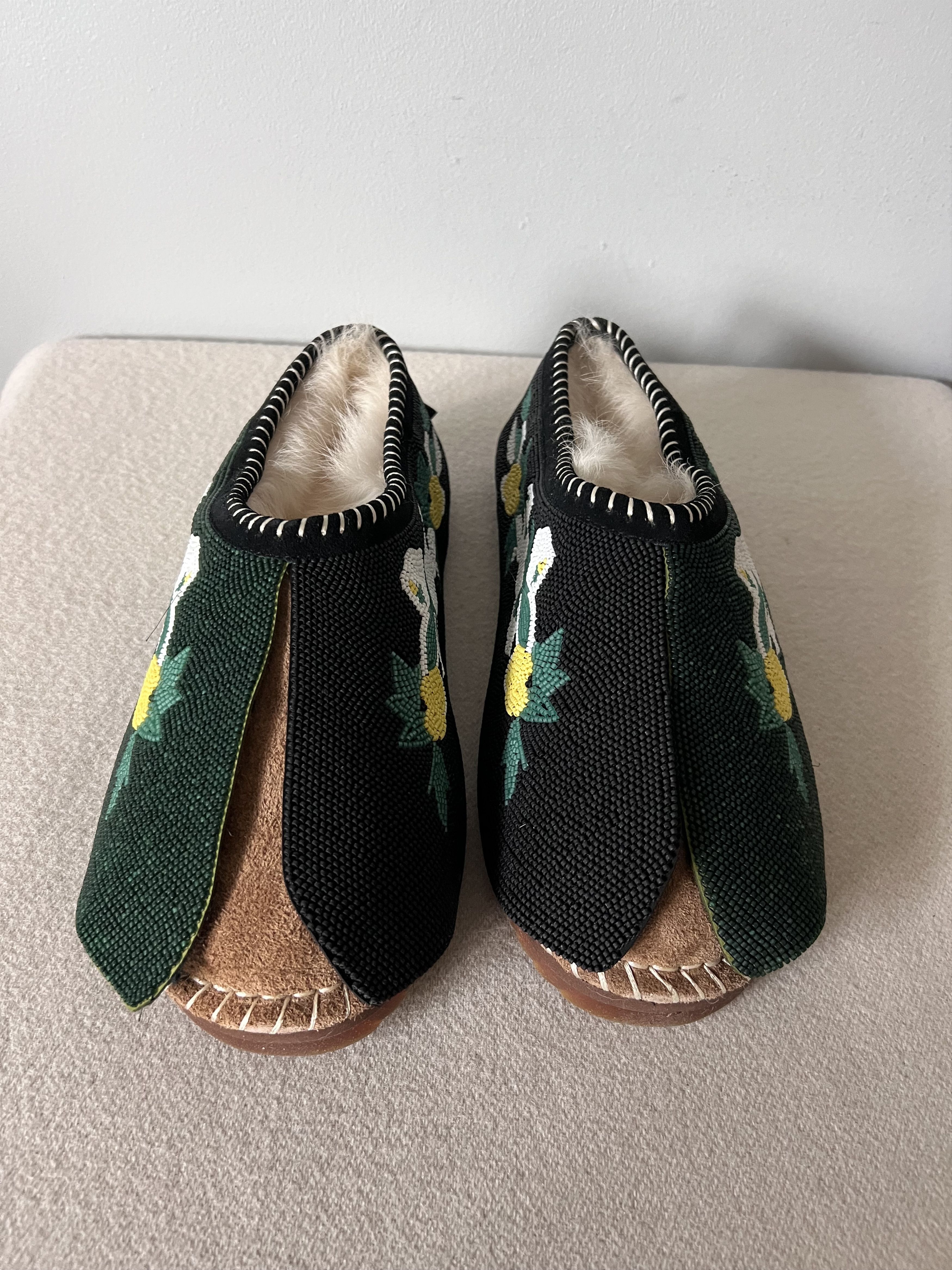 DENIM TEARS × Ugg Denim Tears UGG Beaded Tasman Slipper in Green Size US 11 / EU 44 - 4 Thumbnail