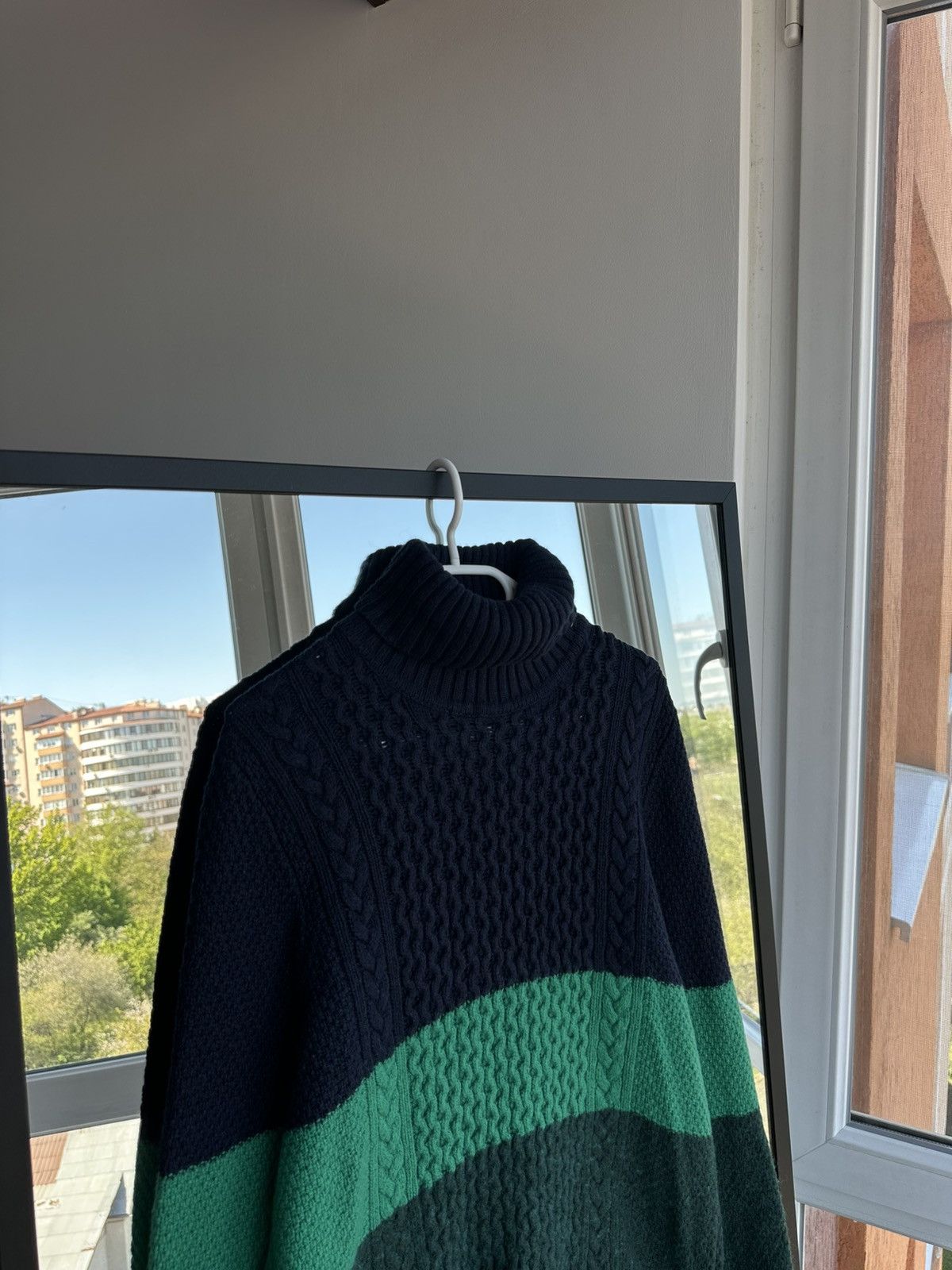 Lacoste Lacoste Live Cable Knit Mens Multicolor Sweater Sz M Size US M / EU 48-50 / 2 - 4 Thumbnail