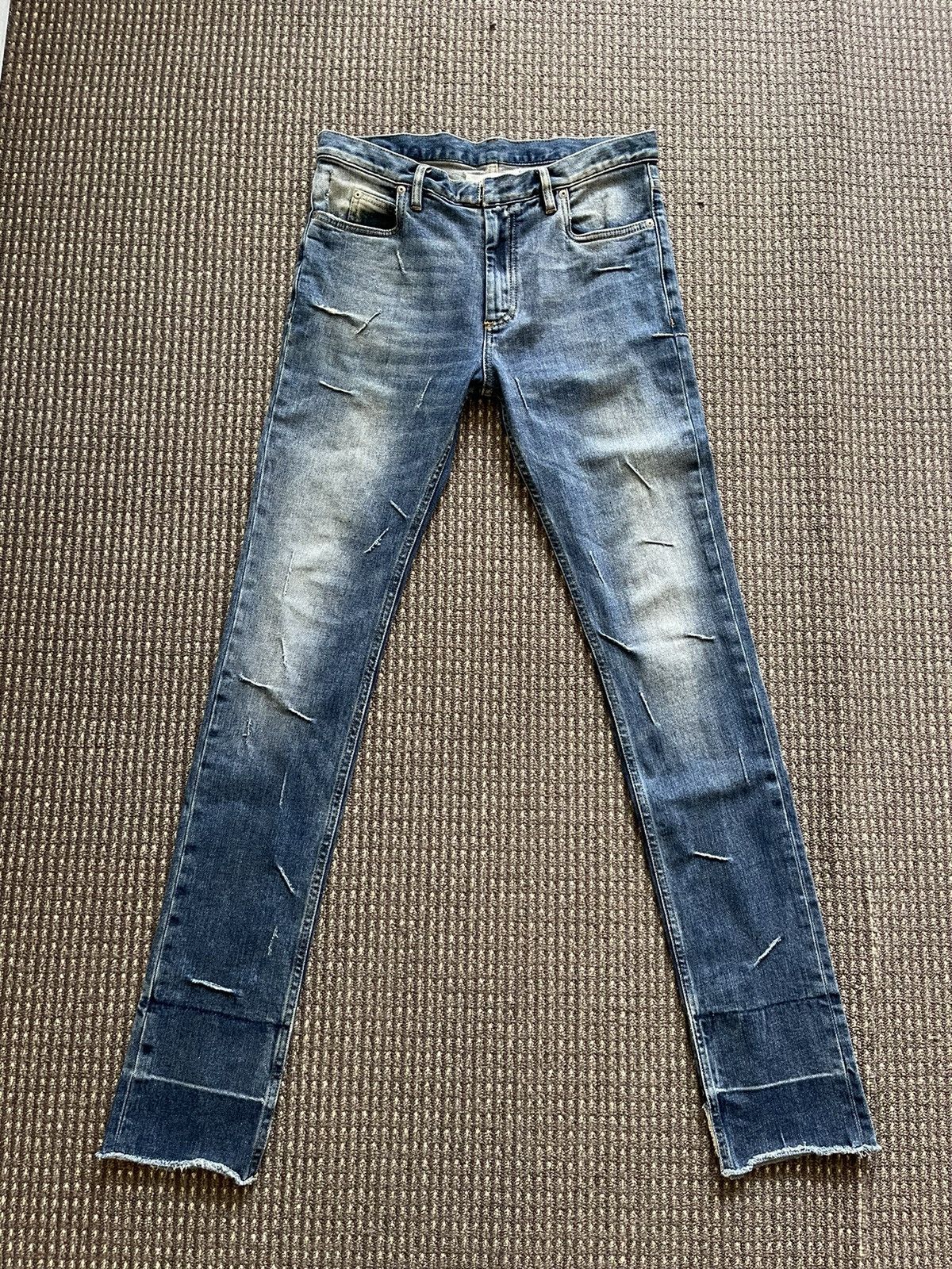 Maison Margiela Maison Margiela 16AW Raw Edge Slim Jeans Size US 30 / EU 46 - 1 Thumbnail