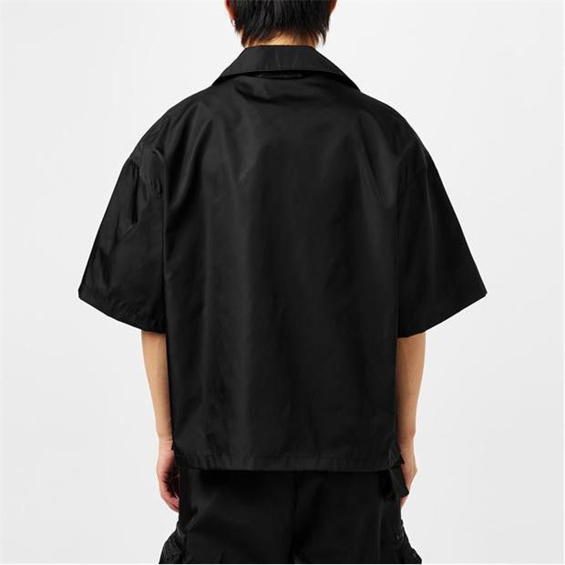 Prada PRADA Men'S Logo Re-Nylon Bowling Shirt Size US S / EU 44-46 / 1 - 4 Thumbnail