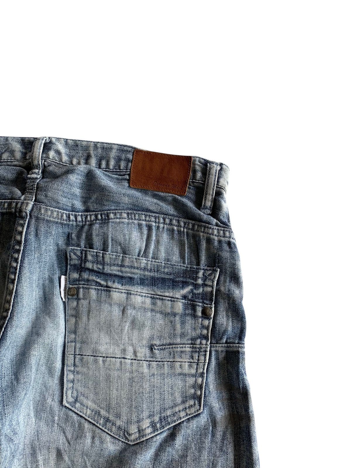 Tornado Mart TORNADO MART STRIPE JAPANESE STRETCH DISTRESSED DENIM Size US 32 / EU 48 - 10 Thumbnail