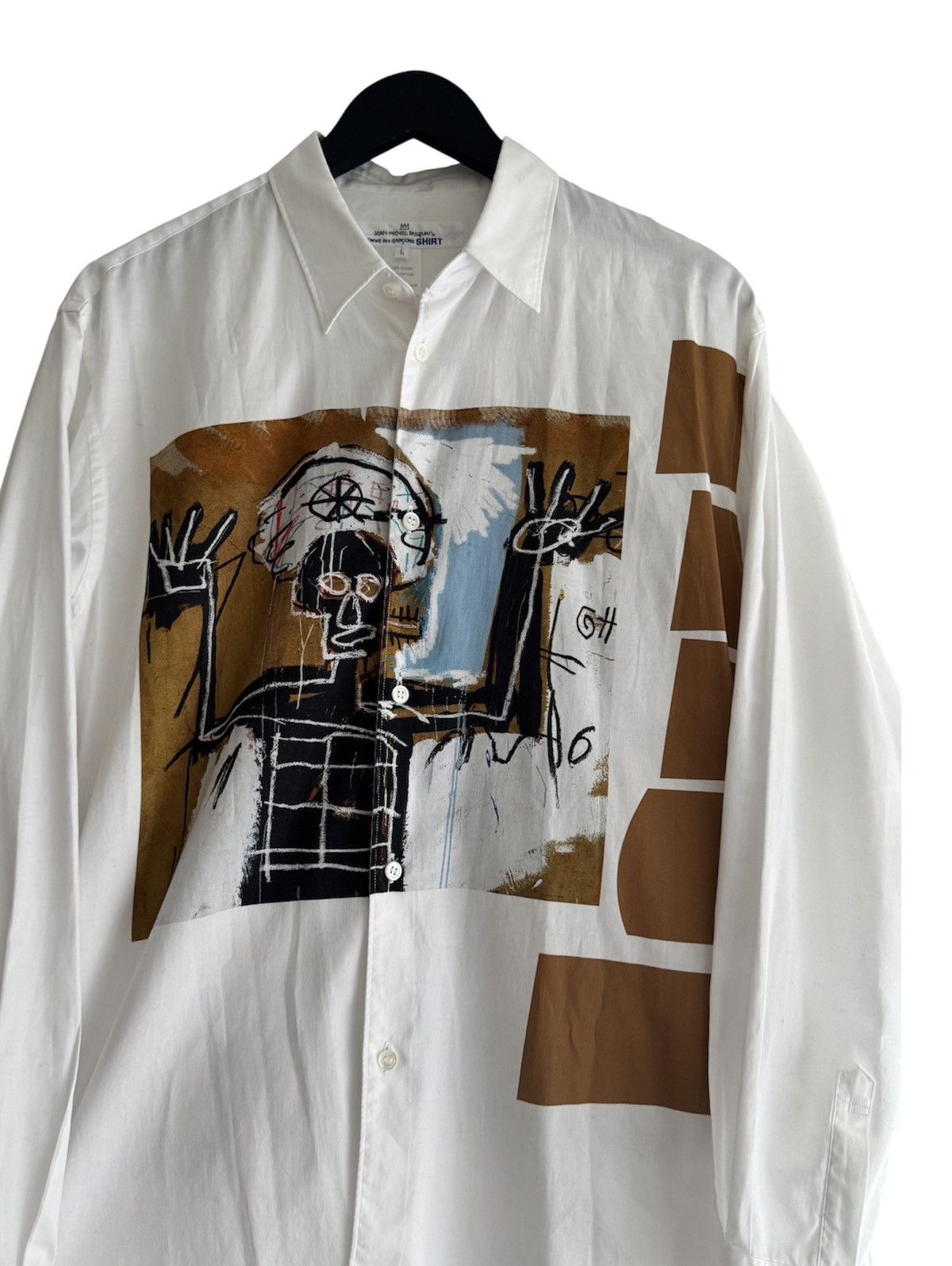 Comme des Garcons Comme Des Garcons Jean Michel Basquiat Rare Button Up Shirt Size US L / EU 52-54 / 3 - 2 Thumbnail