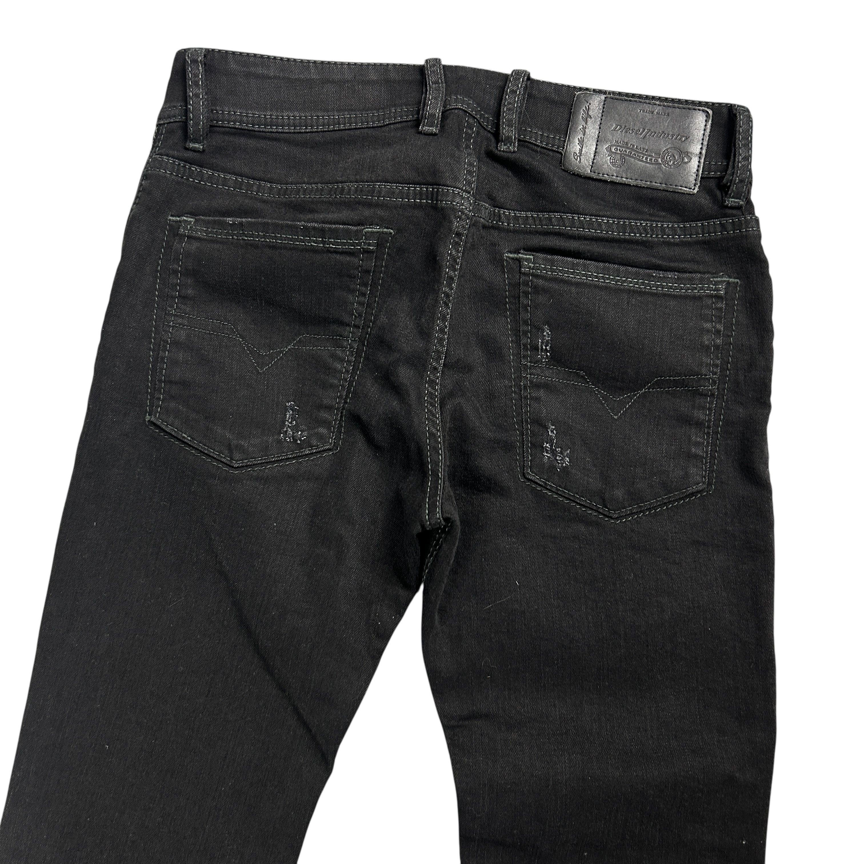 Diesel Diesel Sleenker Slim Skinny Stretch Black Denim W28L32 Size US 28 / EU 44 - 4 Thumbnail