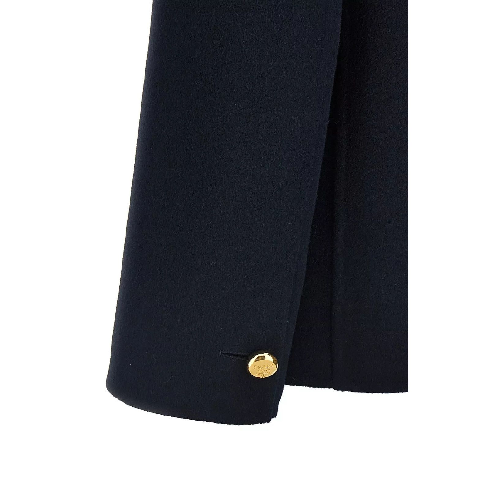 Prada PRADA Double Breasted Blue Coat Jacket New & Authentic (Wome Size S / US 4 / IT 40 - 4 Thumbnail