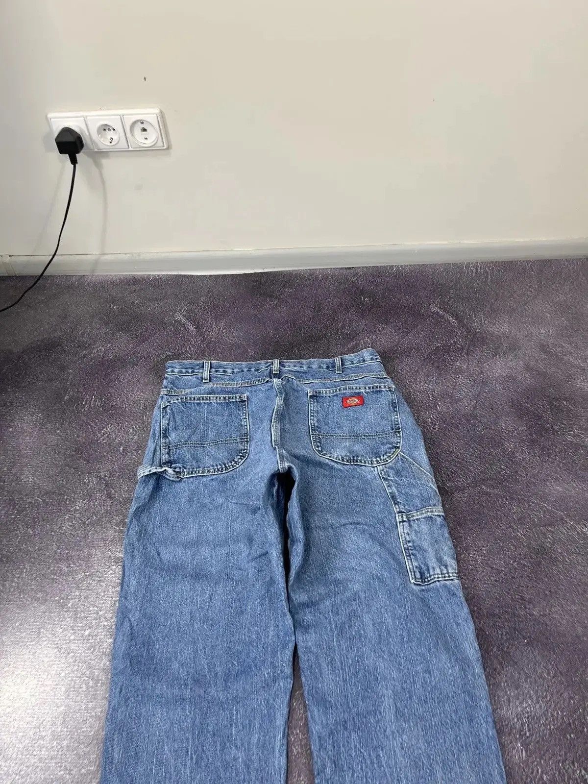 Dickies × Vintage Vintage Dickies Blue American Denim Work Hype Baggy Jeans Size US 38 / EU 54 - 4 Thumbnail