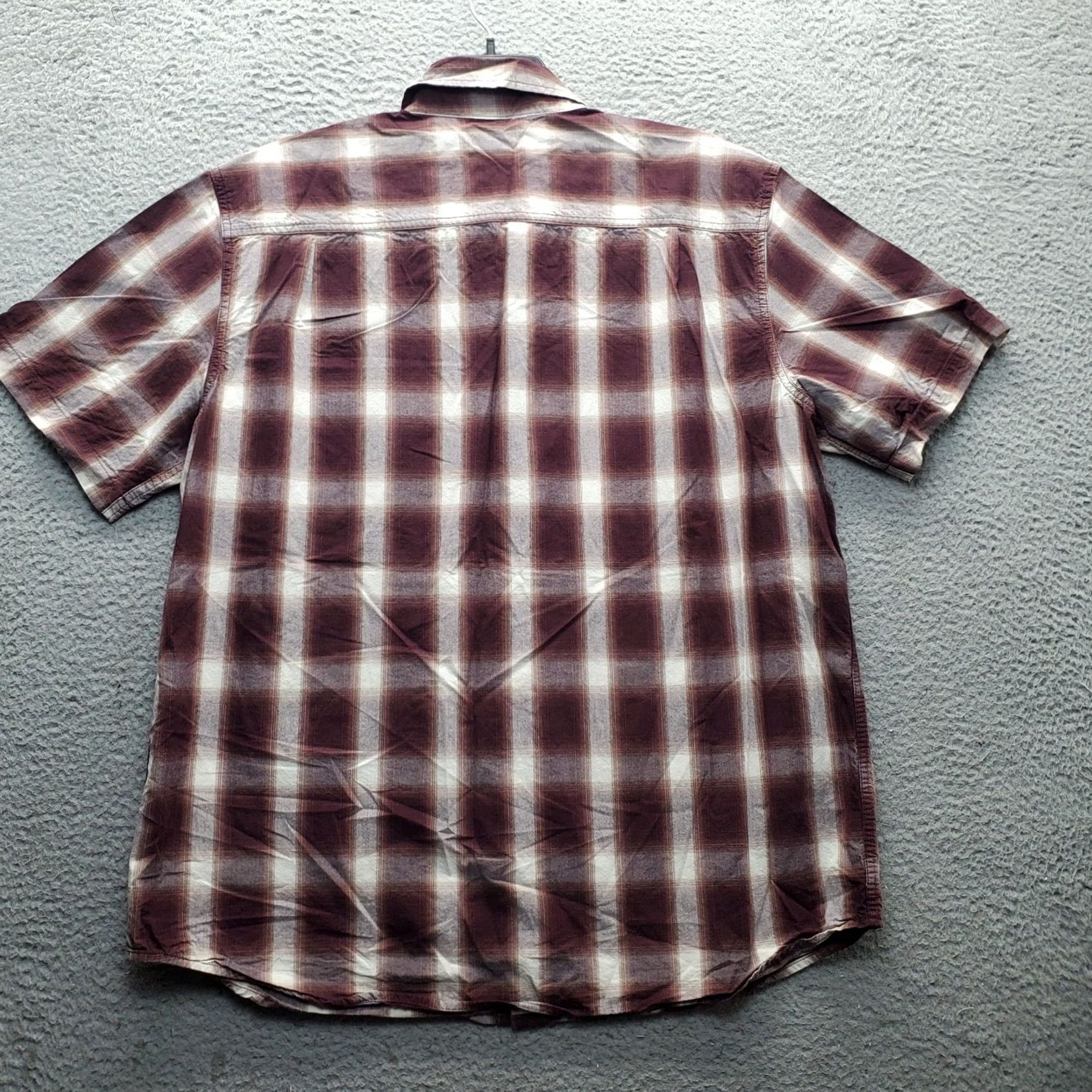Carhartt Carhartt Mens XL Multi Plaid Relaxed Short Sleeve Button-Up Shirt Size US XL / EU 56 / 4 - 2 Thumbnail