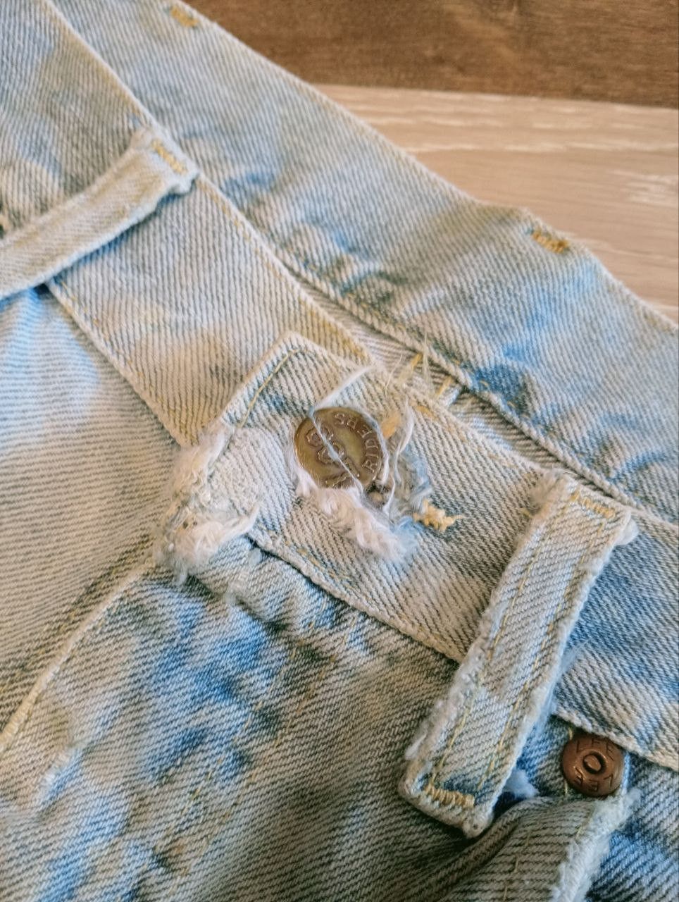 Lee VINTAGE LEE RIDERS TALON ZIPPER JEANS Size US 31 - 7 Thumbnail