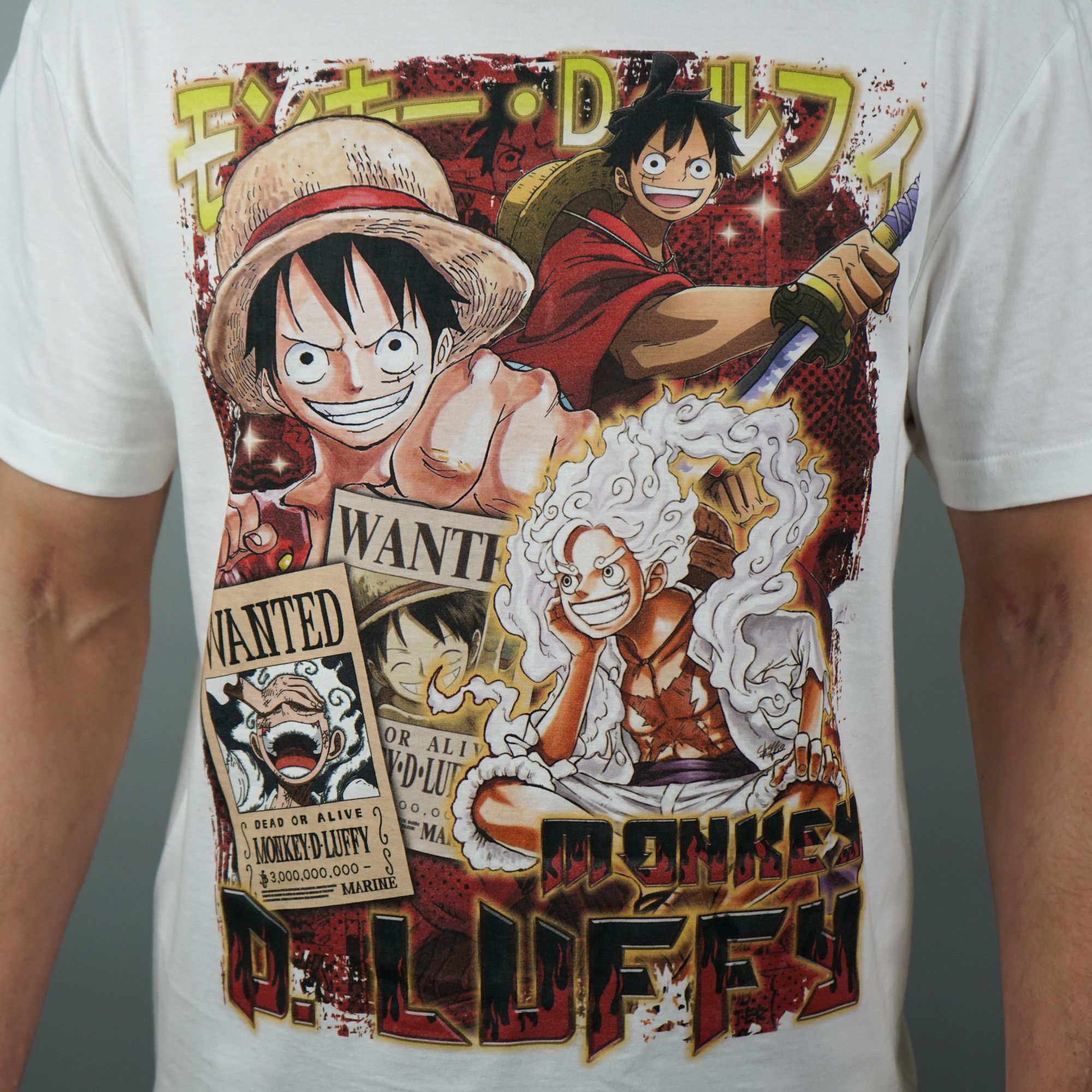 T-Shirt Vintage One Piece Luffy Gear
