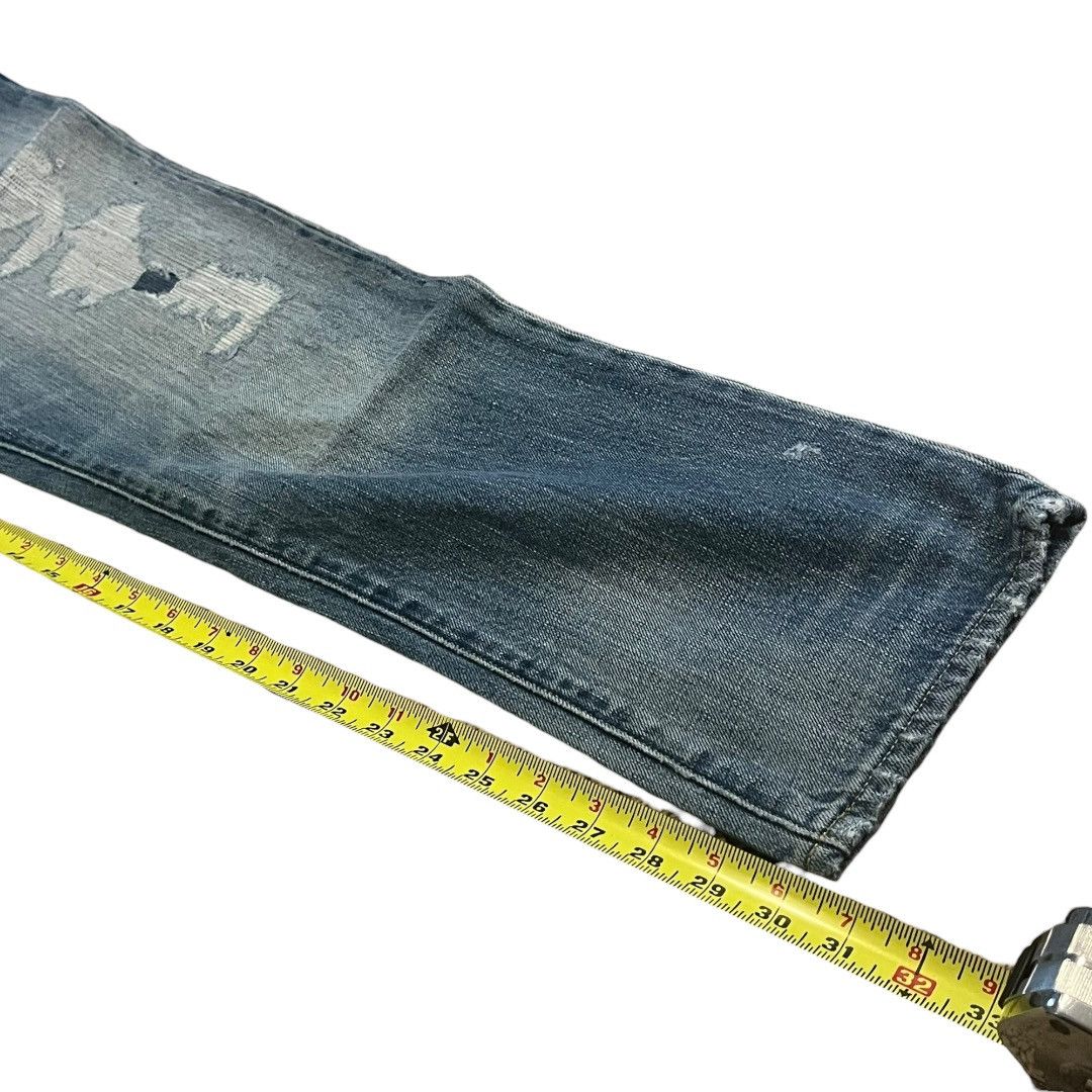 Rugby Ralph Lauren VINTAGE Rugby Ralph Lauren Distressed Denim Jeans 33x32 Size US 33 - 4 Thumbnail