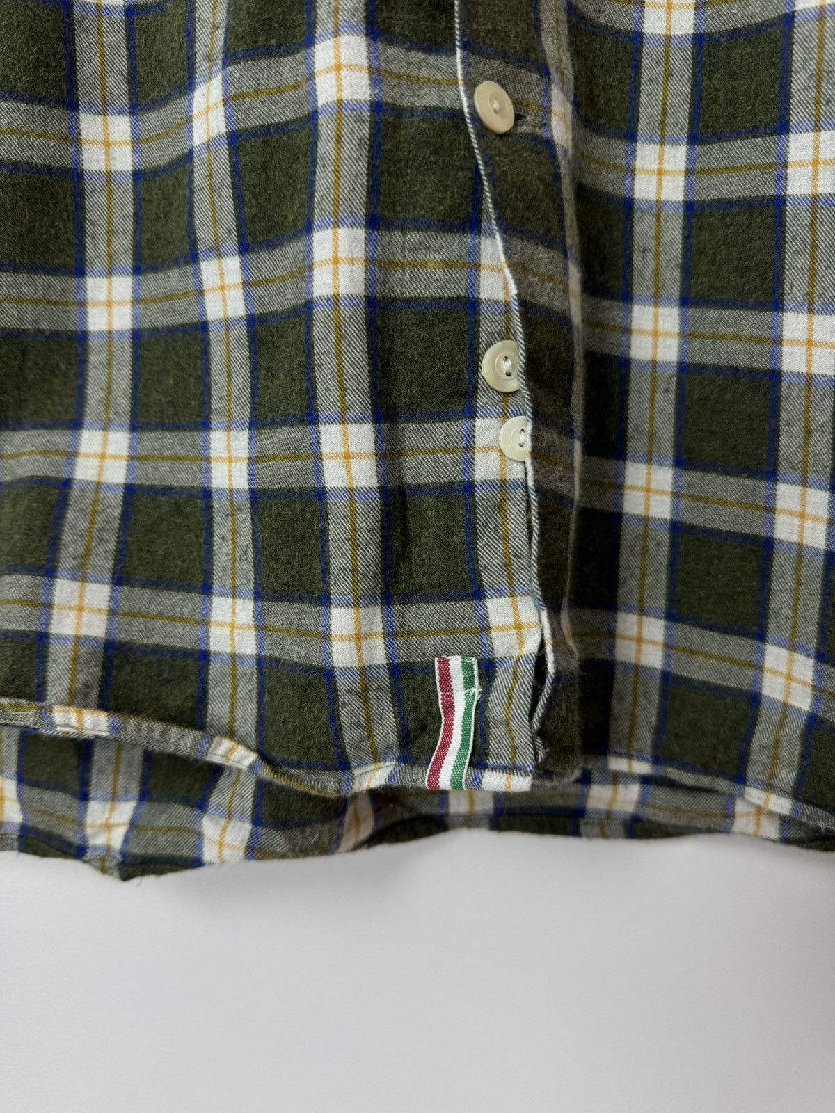 Tintoria Mattei Tintoria Mattei Casual / Sport Plaid Flannel Shirt 16 1/2 Size US M / EU 48-50 / 2 - 7 Thumbnail