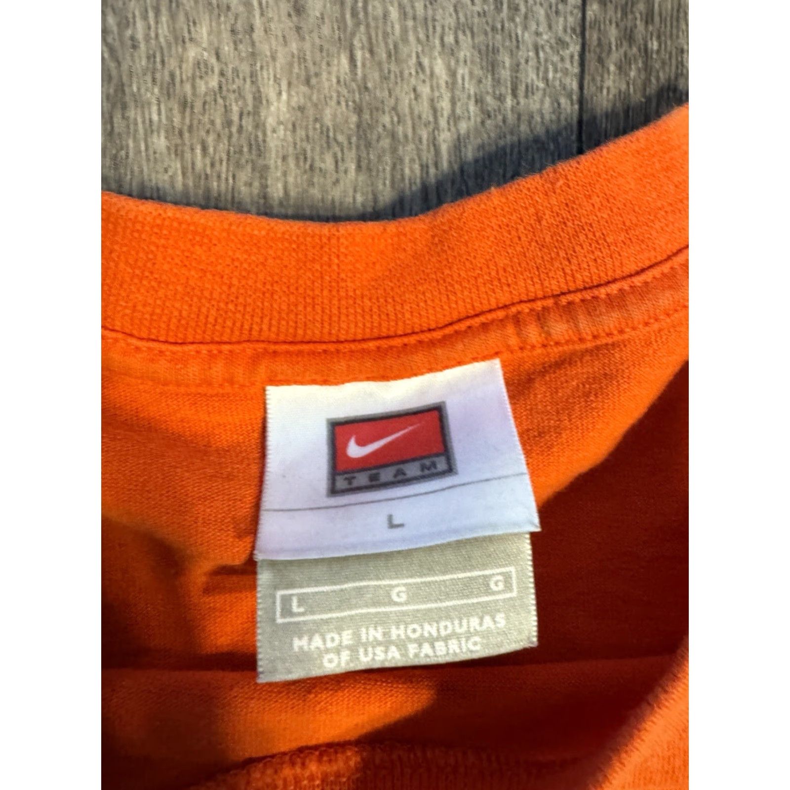 Nike VINTAGE Nike OSU Beavers Long Sleeve T-Shirt Check Center Orange L Men Size US L / EU 52-54 / 3 - 4 Thumbnail