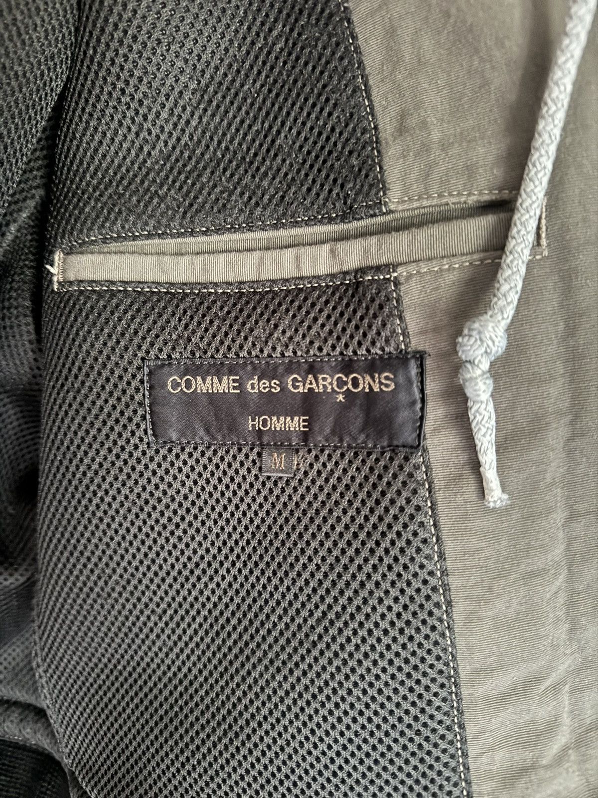 Comme des Garcons Homme × Rei Kawakubo CdG Homme AW99 Hoodie jacket Size US M / EU 48-50 / 2 - 2 Thumbnail
