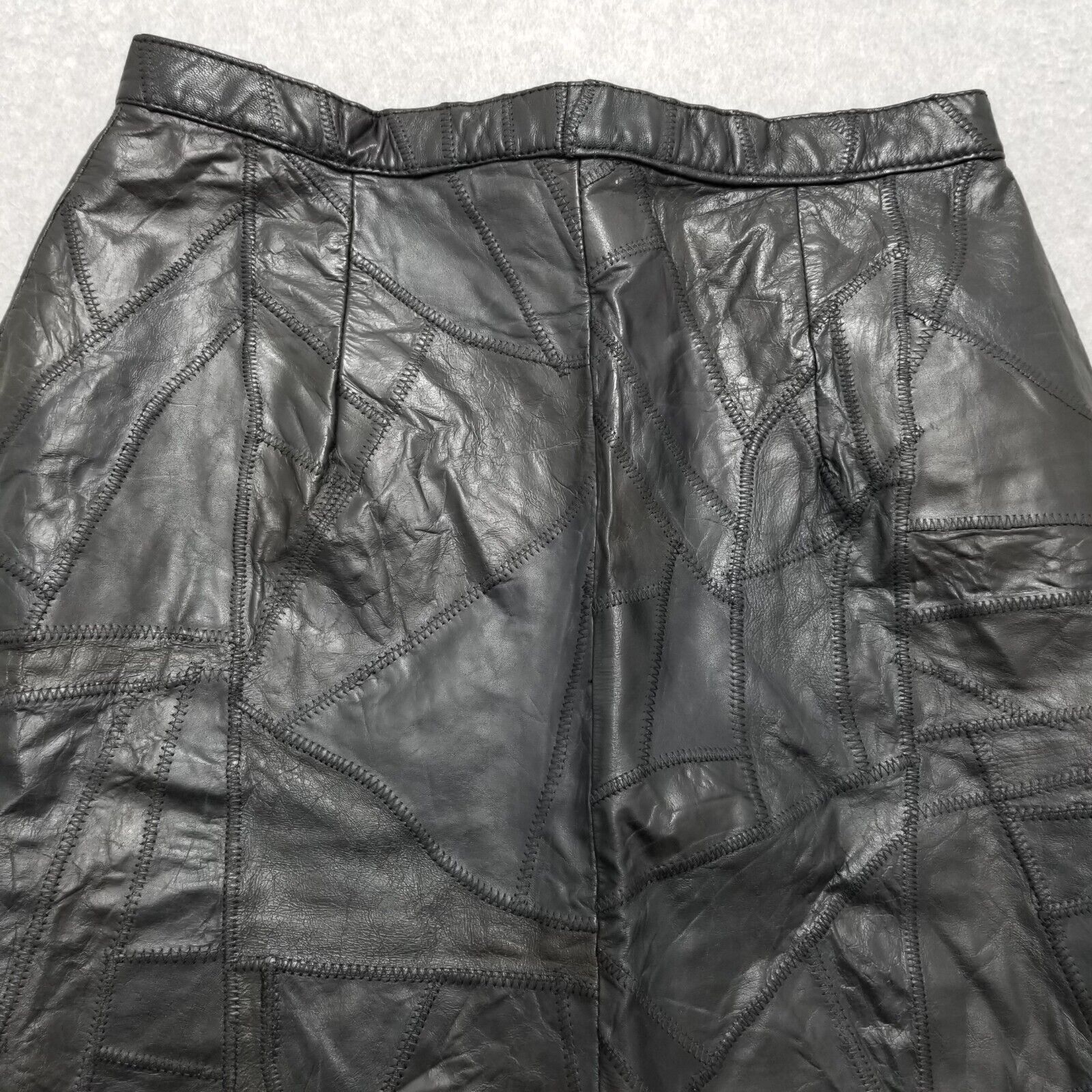 Other Lion Leather Skirt Womens 13/14 Black 29x26 Size 29" - 4 Thumbnail