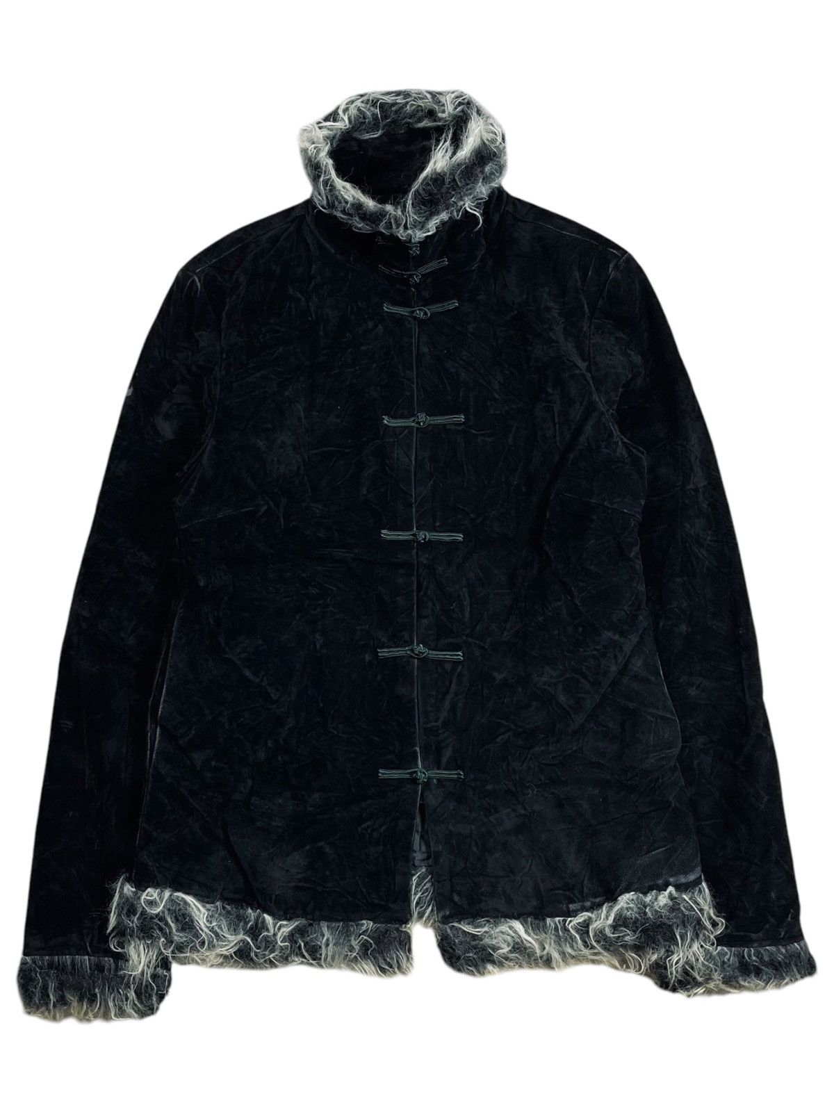14th Addiction 2001 J Ferre - Vkei Style Trim Fur Velour Jacket Size US M / EU 48-50 / 2 - 2 Thumbnail