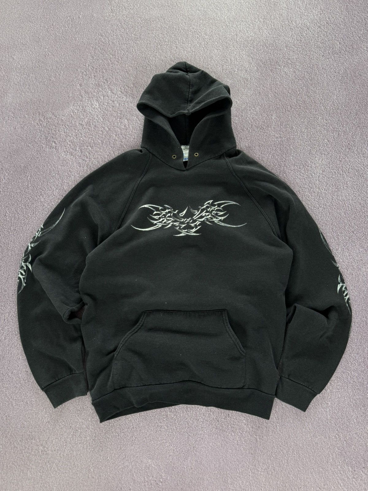 Japanese Brand Crazy Tribal Hoodie Y2K Affliction Swag Size US XL / EU 56 / 4 - 2 Thumbnail