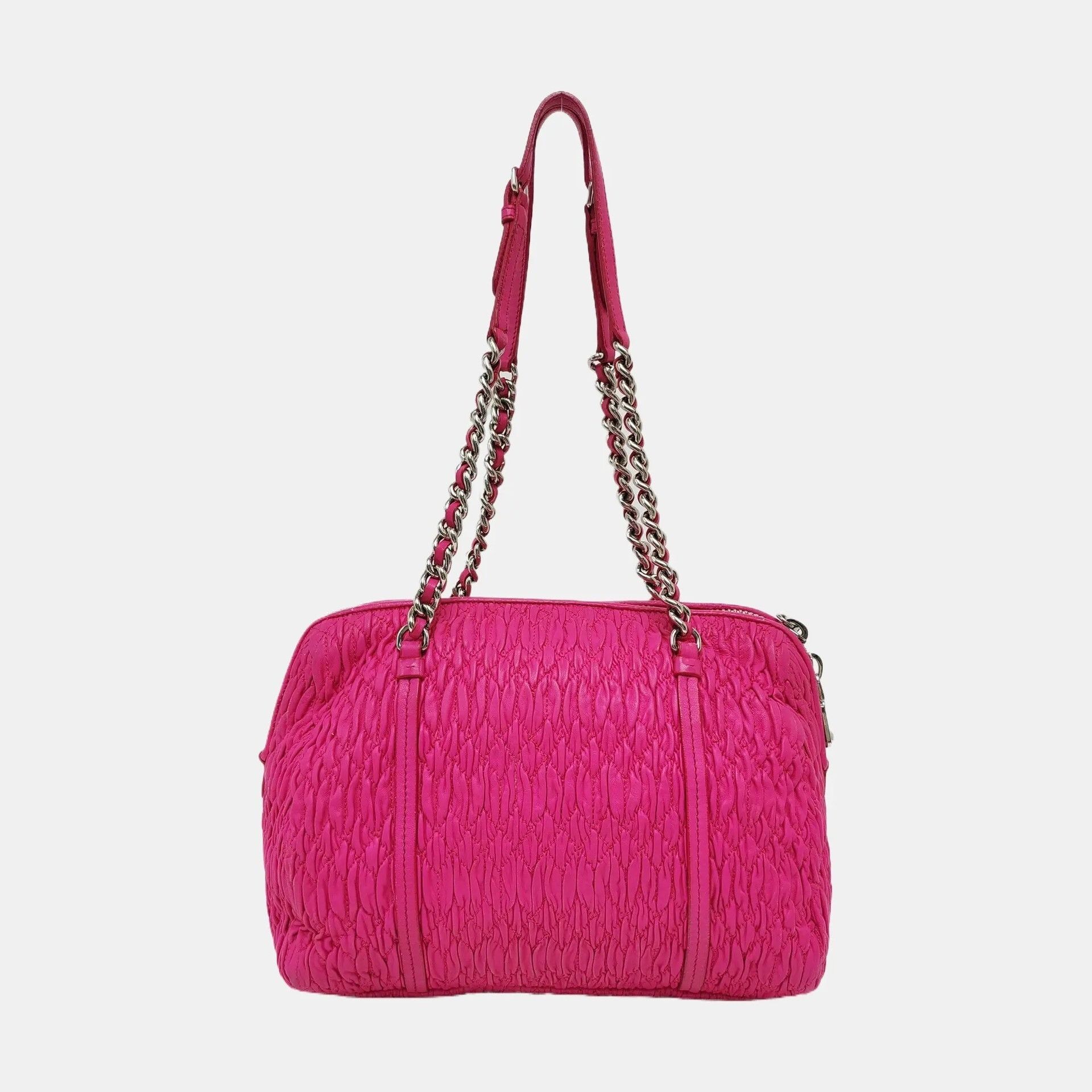 Miu Miu Miu Miu Quilted Lambskin Shoulder Bag Size ONE SIZE - 1 Thumbnail