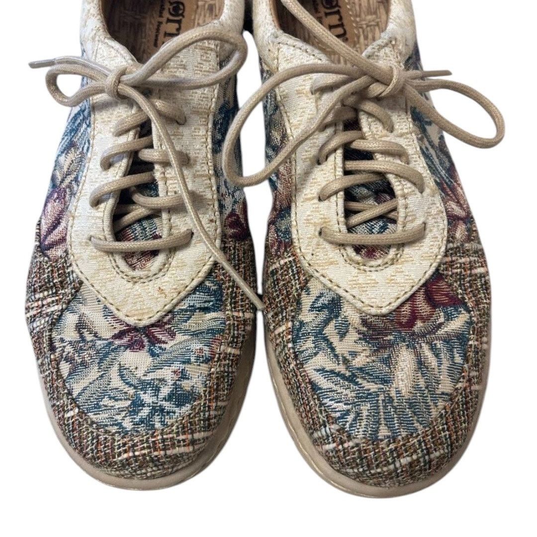 Born BORN Taza floral tapestry tweed sneakers size 8 Size US 8 / IT 38 - 3 Thumbnail