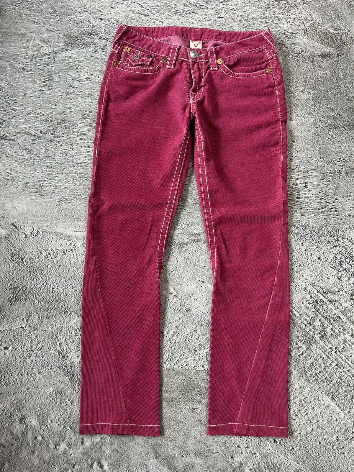 True Religion True Religion Joey jeans vintage cords corduroy pants flared Size US 31 - 6 Thumbnail