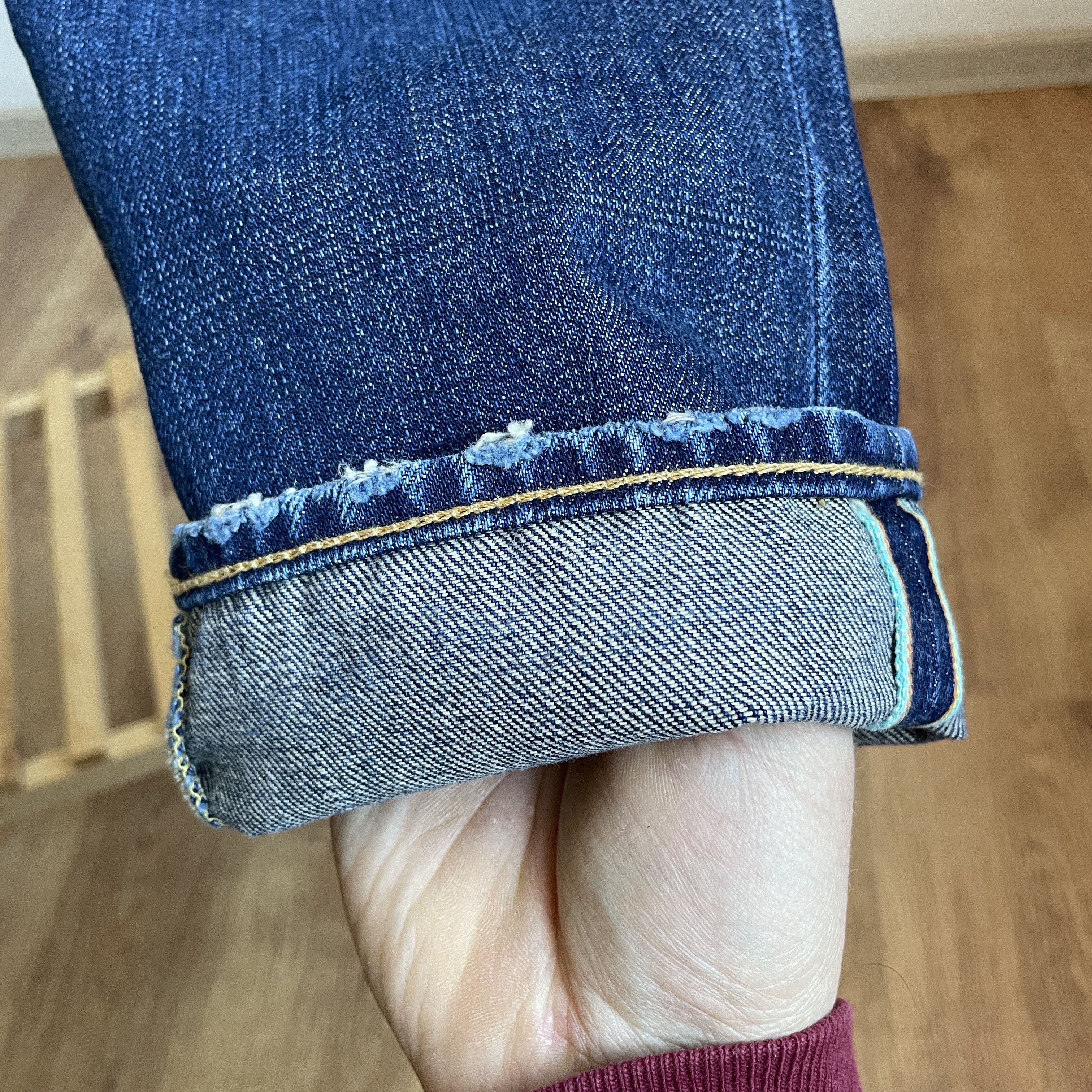 Edwin Edwin ED-80 Slim Tapered Rainbow Selvedge Denim Size 31x34 Size US 31 - 8 Thumbnail