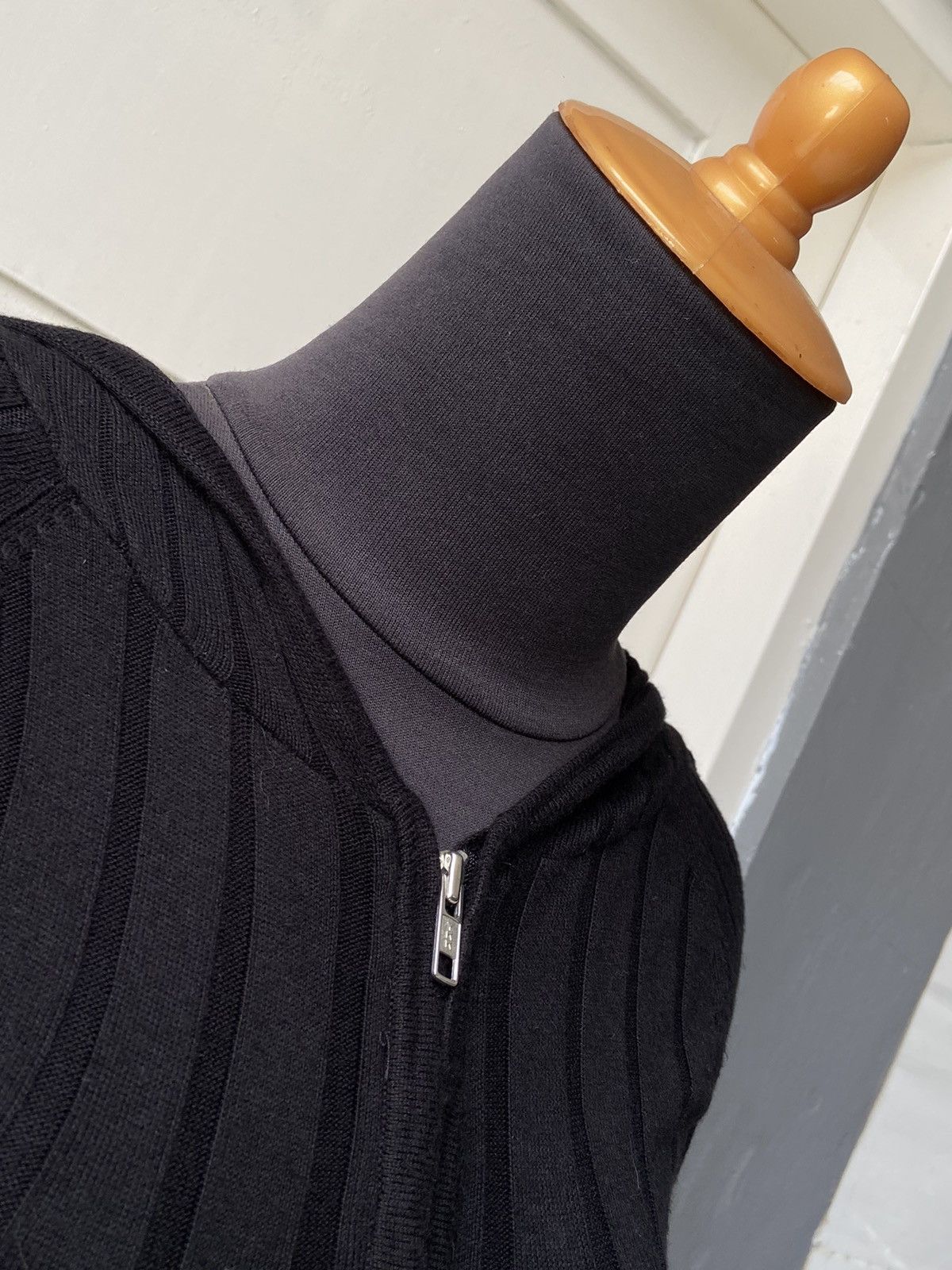 Tornado Mart TORNADO MART Black Knit Jacket Size US XS / EU 42 / 0 - 7 Thumbnail