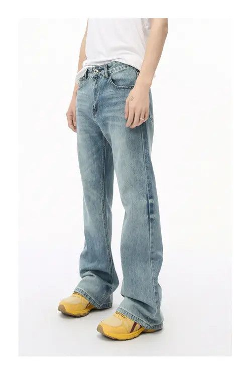 VIBE American high street retro flared washed jeans Size US 32 / EU 48 - 7 Thumbnail
