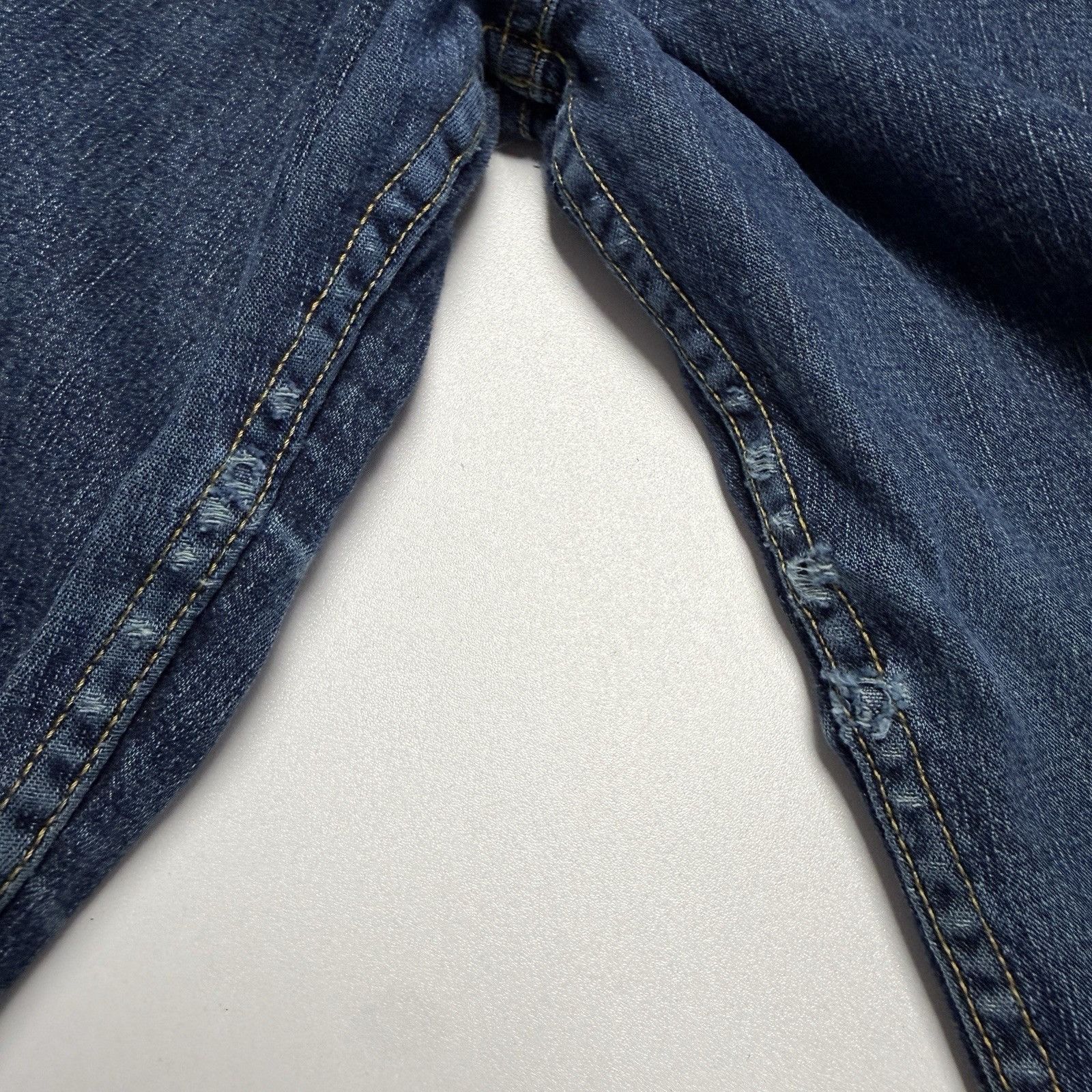 Split Vintage Split Skateboard Jeans Mens 36 Blue Y2K 90s Skater B Size US 36 / EU 52 - 7 Thumbnail