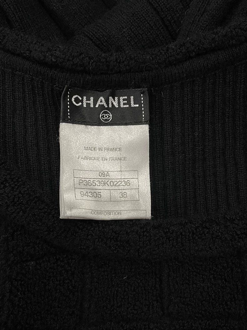Chanel chanel Black knitted sleeveless dress Size XS / US 0-2 / IT 36-38 - 4 Thumbnail